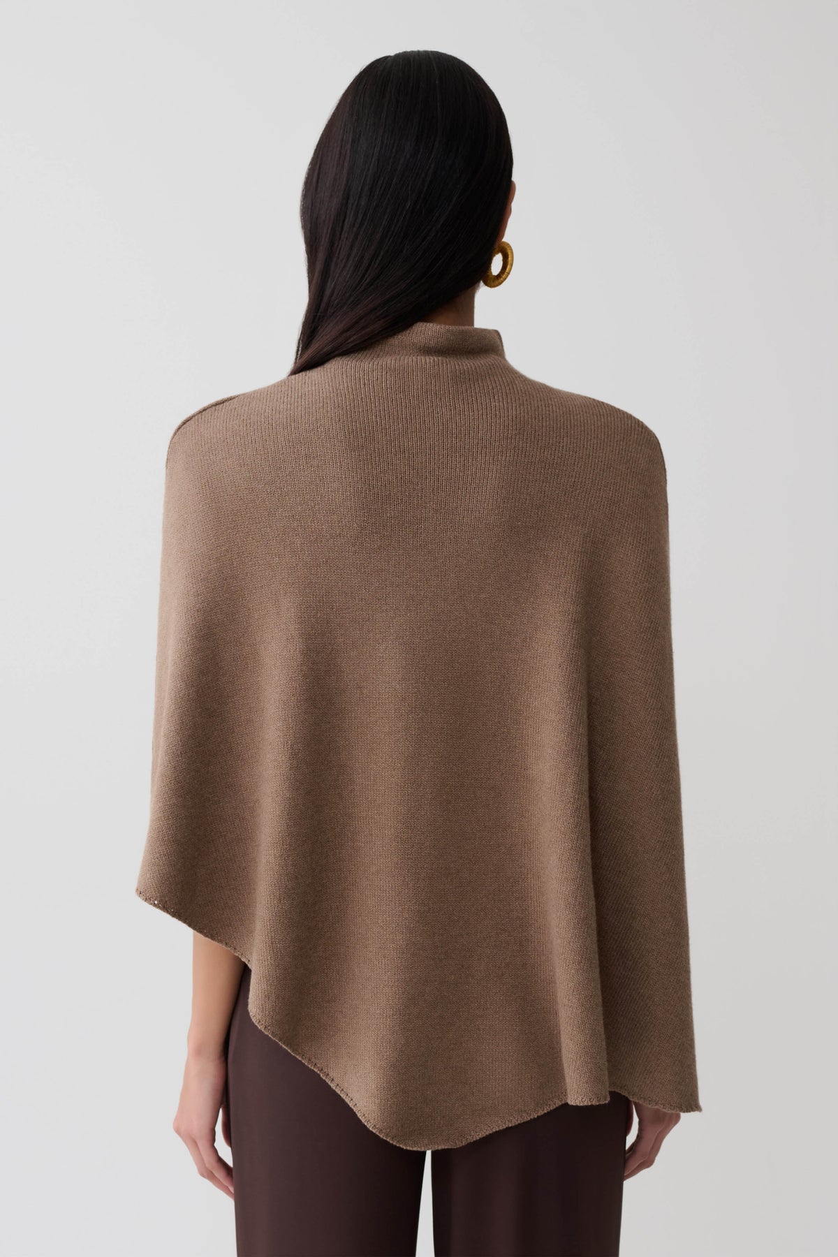 Romero Knit Poncho Top - Doe #2