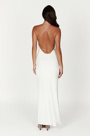 Sinead Twist Maxi Dress - White