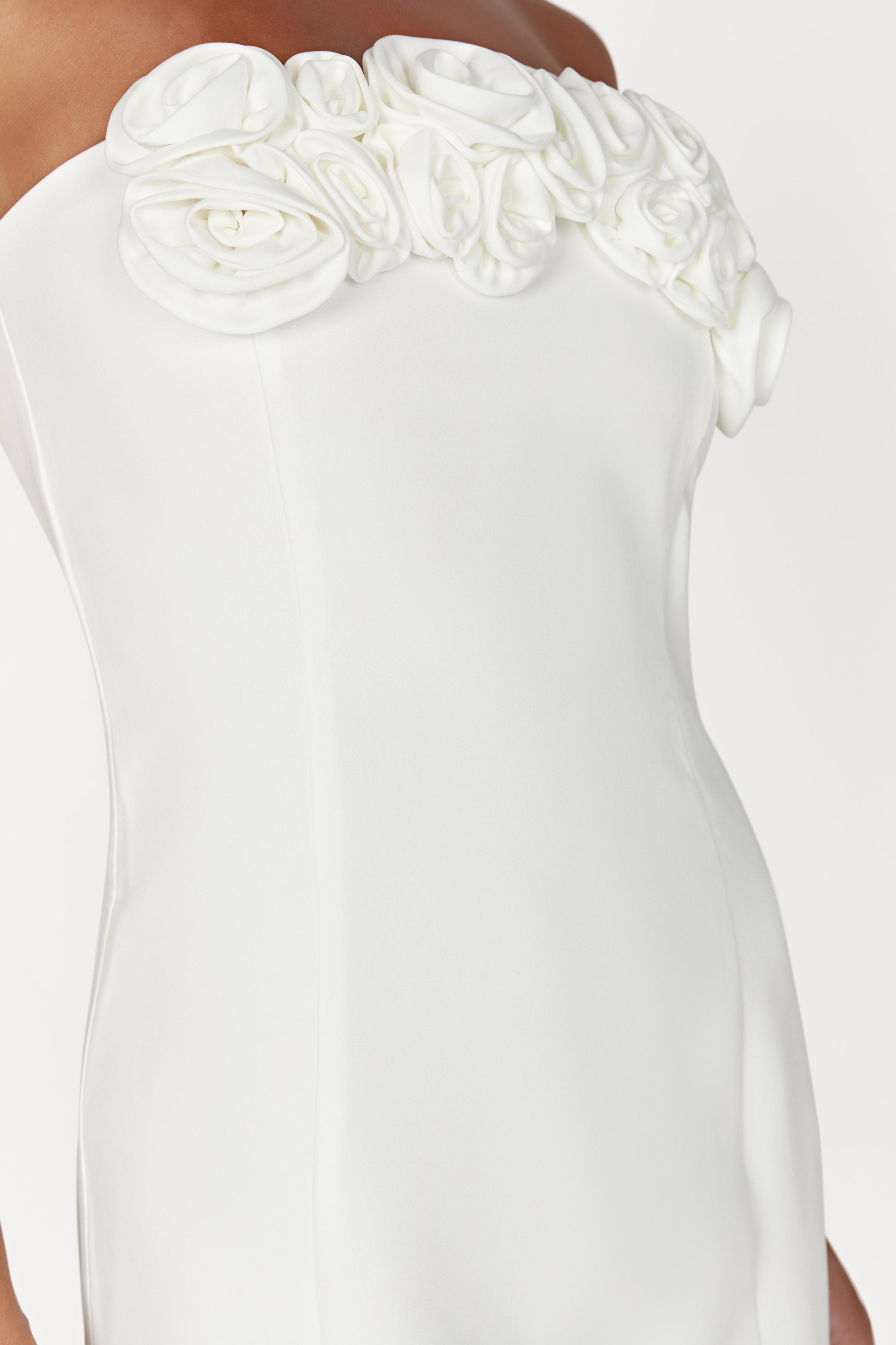 Brooks Rose Mini Dress - White #2