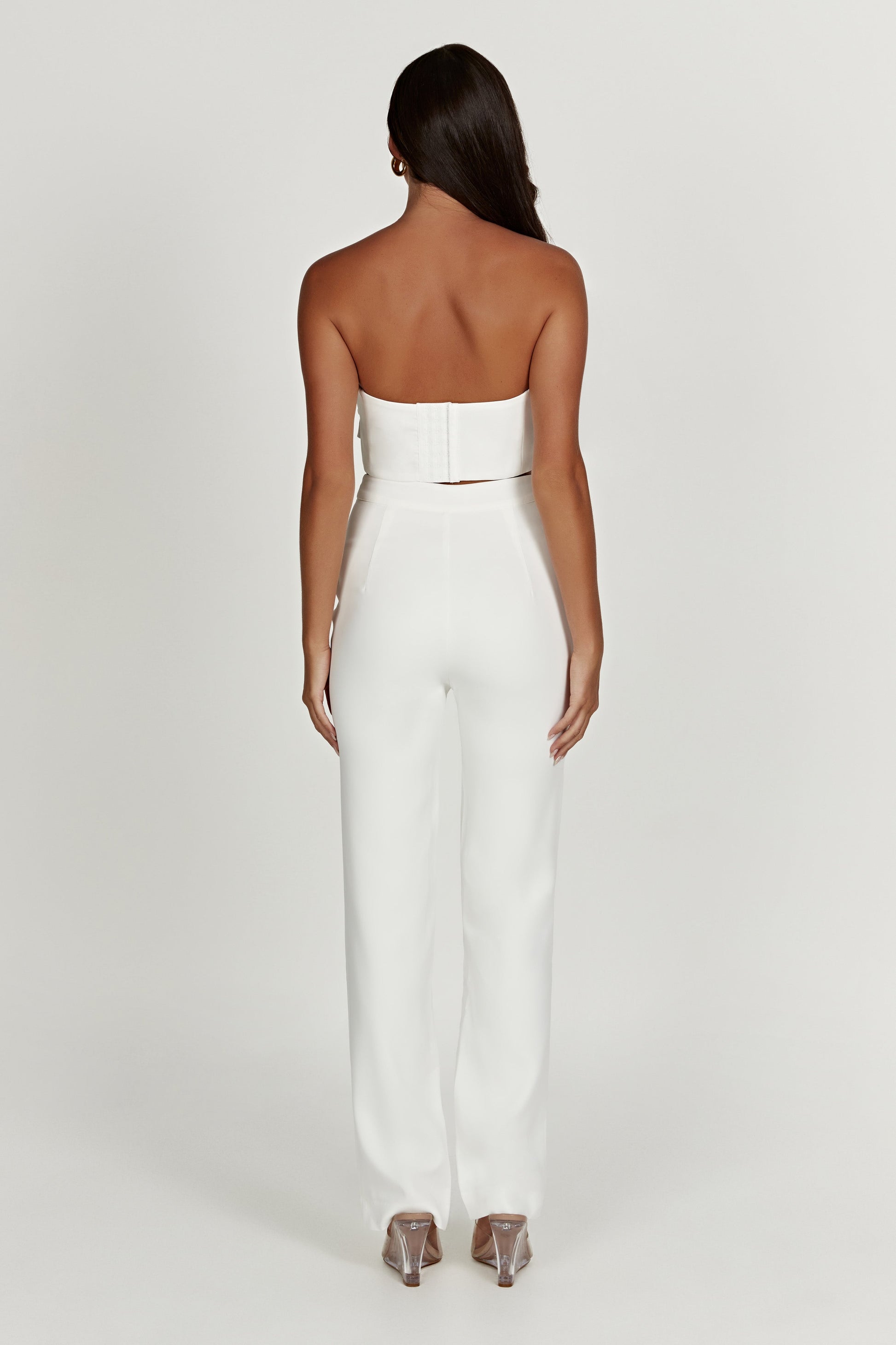 Allanah Straight Leg Pant - White #7