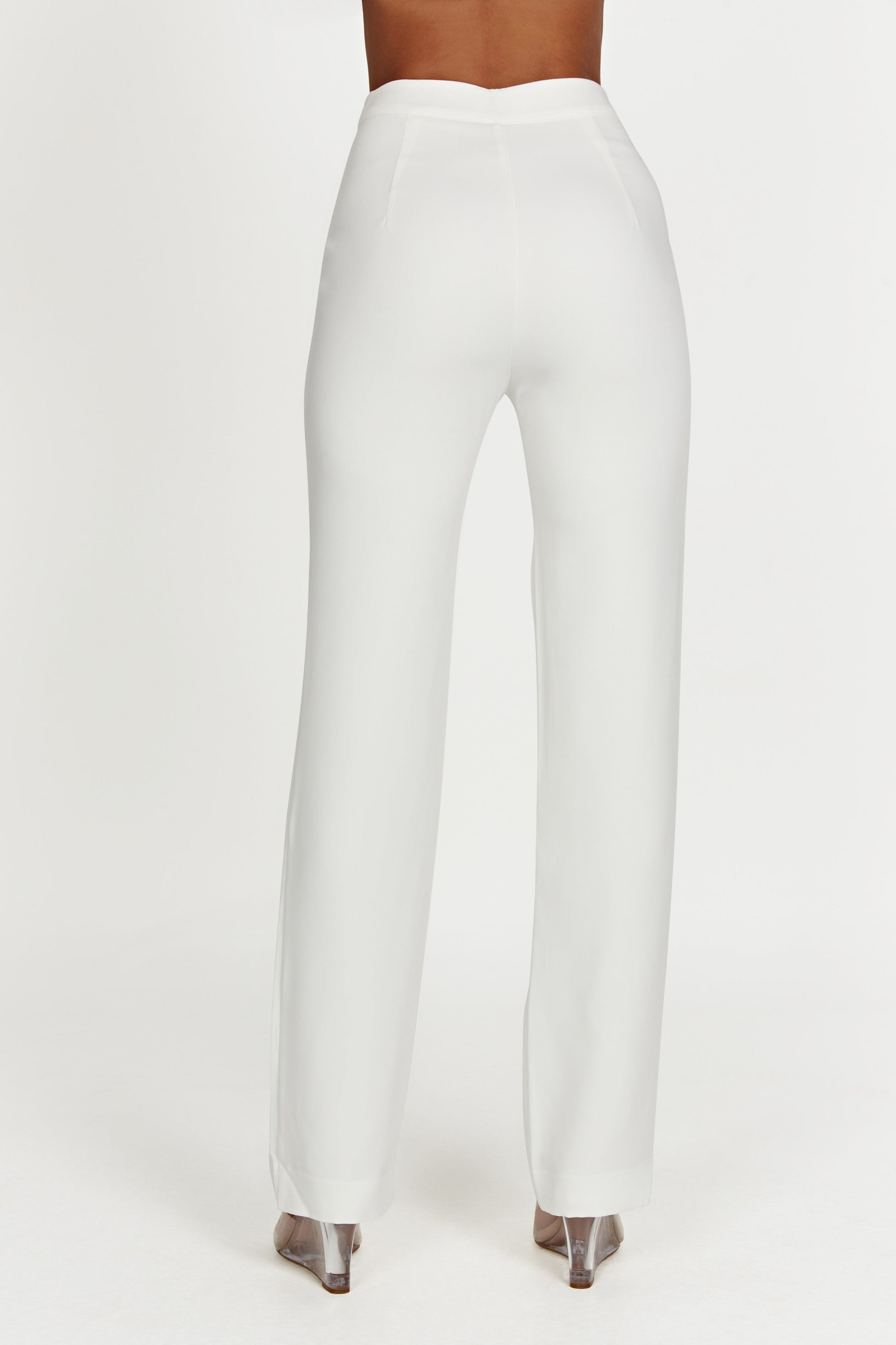 Allanah Straight Leg Pant - White #3
