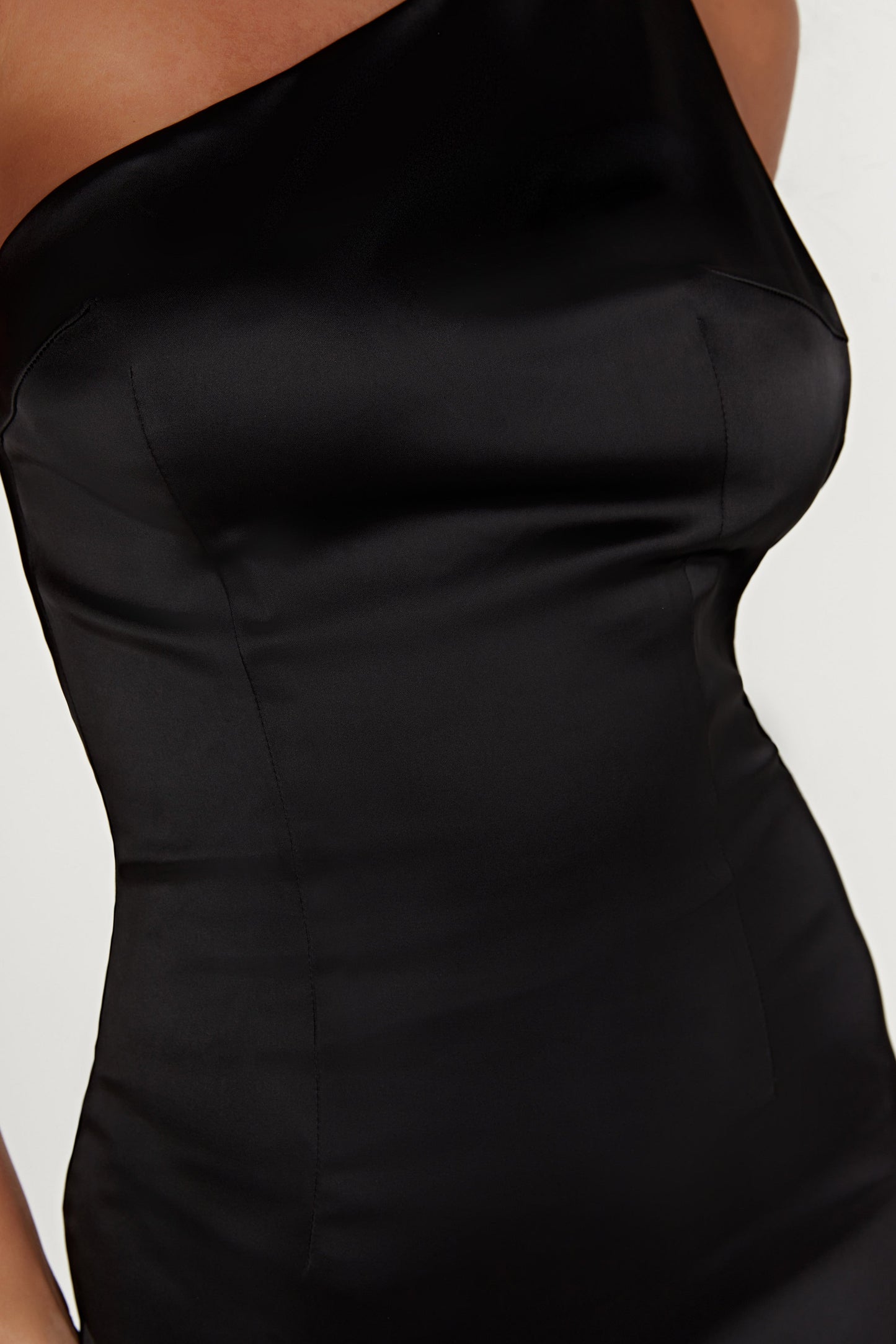 Harper One Shoulder Gown - Black | MESHKI US Harper One Shoulder Gown - Black | MESHKI US