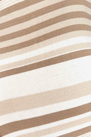 Brienne Stripe Maxi Dress - Cream
