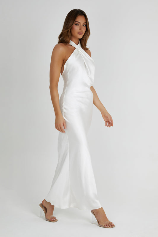 White Satin Dresses - Shop Online | MESHKI US White Satin Dresses - Shop Online | MESHKI US