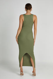 Kaesha Knit Maxi Dress - Olive