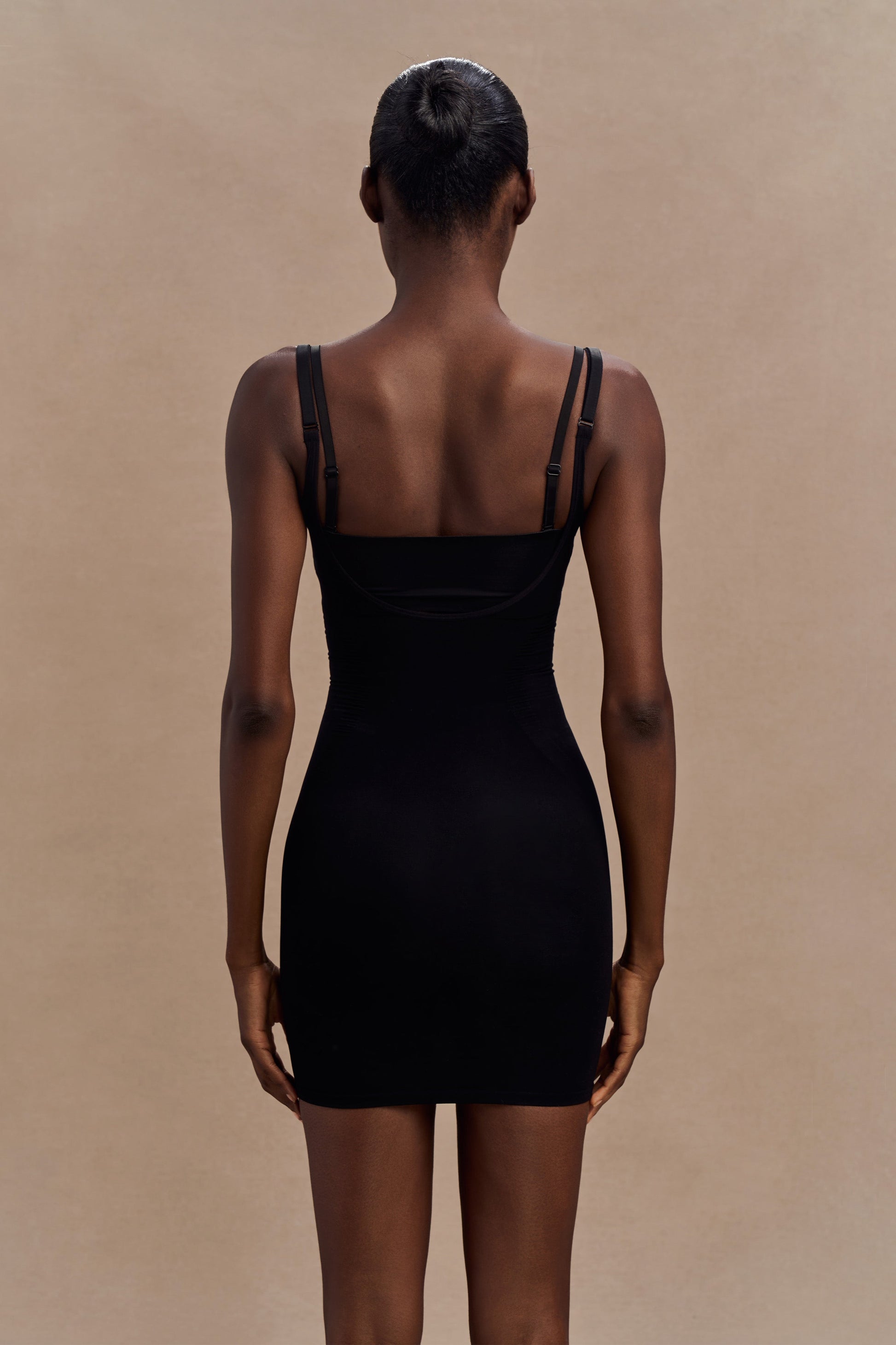 Jocelyn Backless Shapewear Mini Dress / Black | MESHKI | XS Jocelyn Backless Shapewear Mini Dress / Black | MESHKI | XS