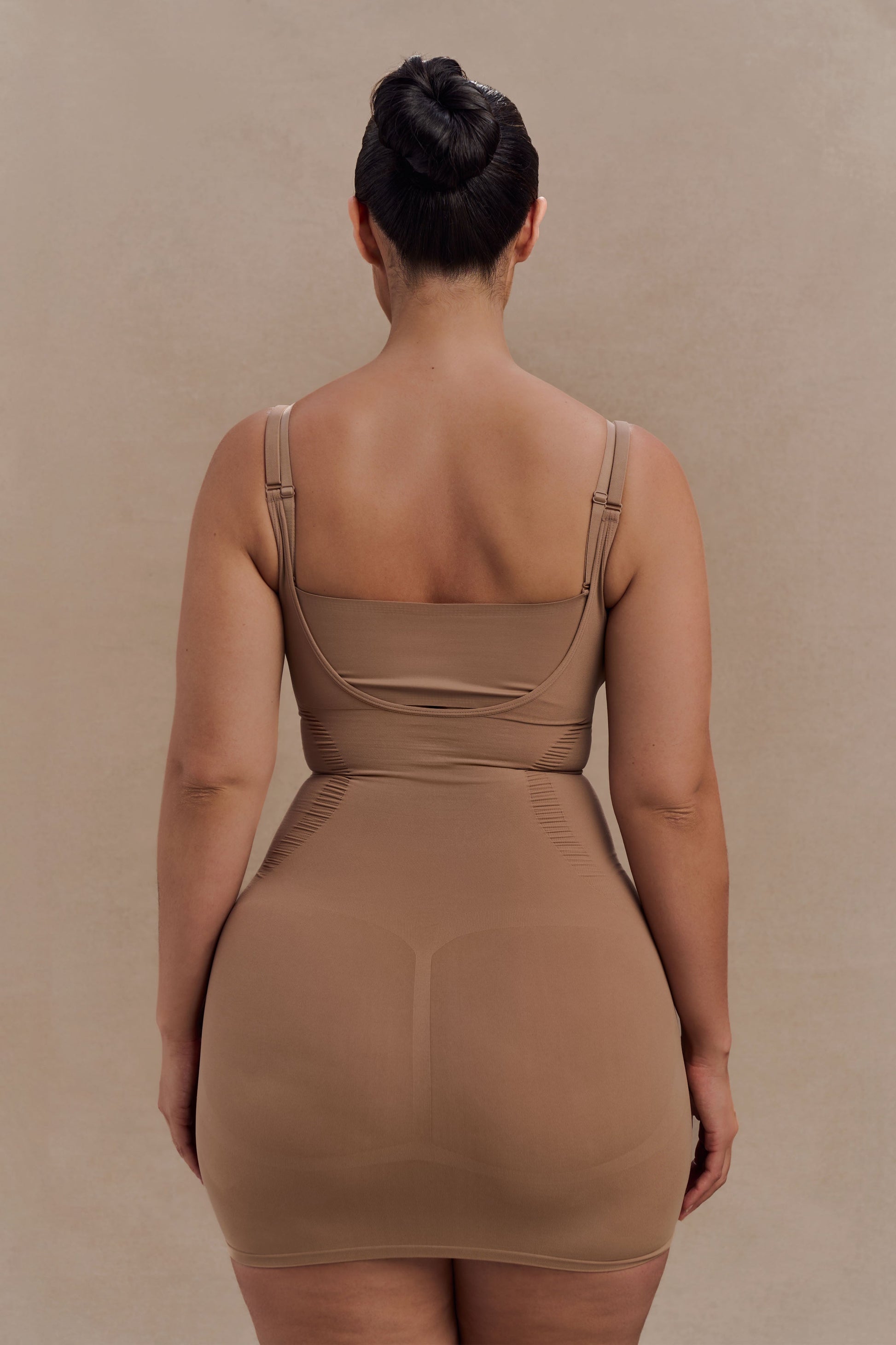 Jocelyn Backless Shapewear Mini Dress - Latte | MESHKI US Jocelyn Backless Shapewear Mini Dress - Latte | MESHKI US
