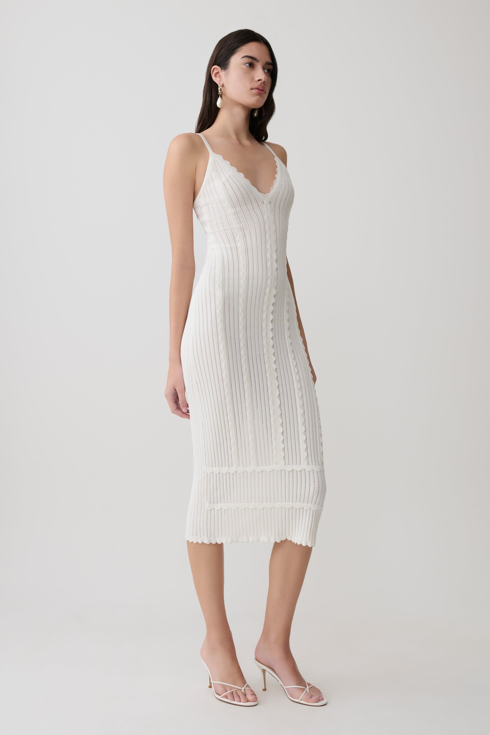 millbrae backless crinkle midi dress JOAH BROWN Adjustable Fitted Cross Back Ribbed Midi Dress with Square Neck | Sepia Washed Rib