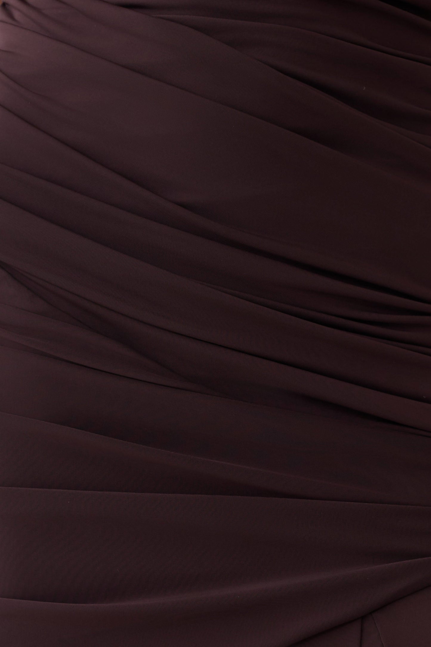 Kaiydo Gathered Centre Wire Maxi Dress - Chocolate