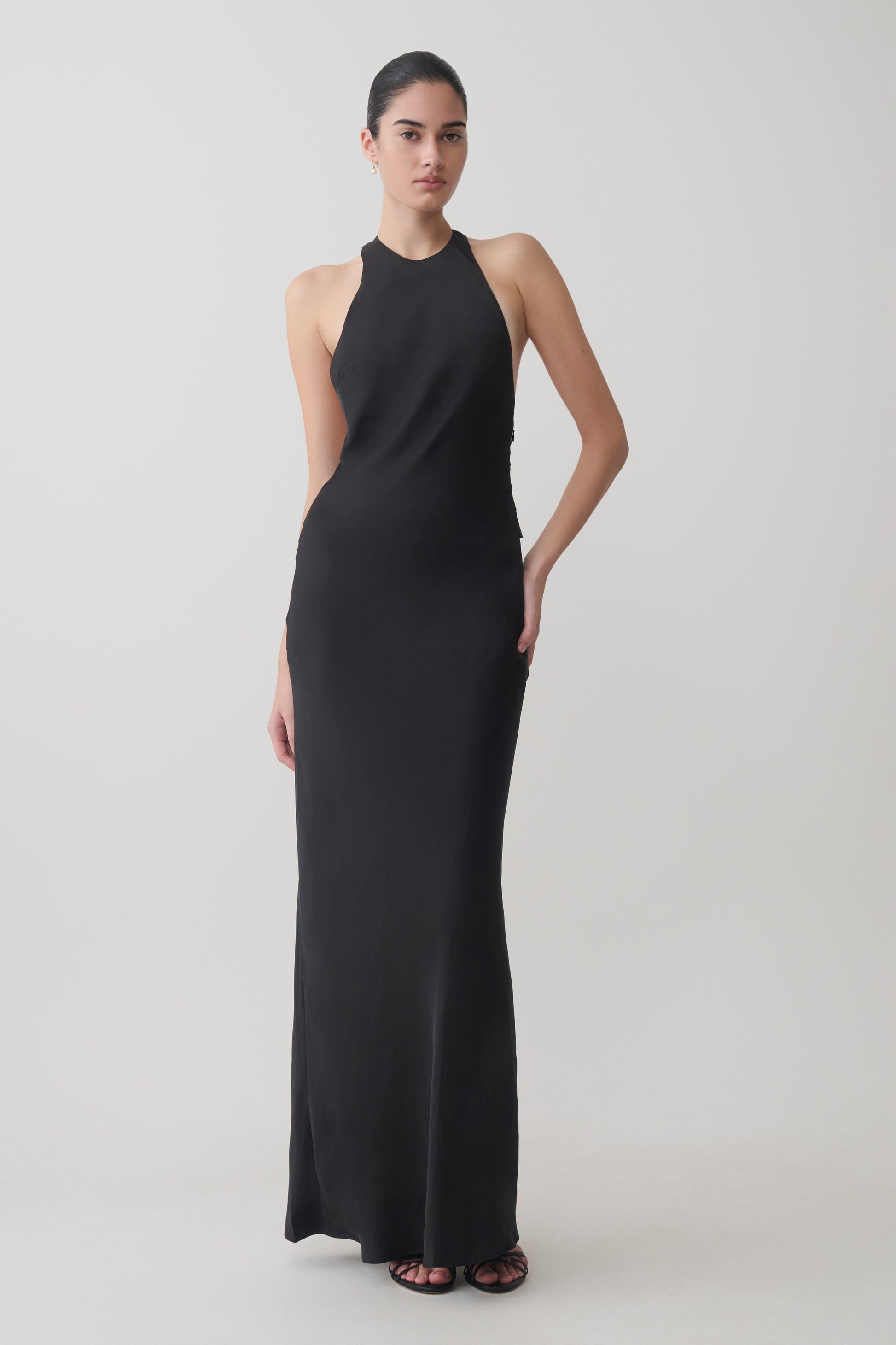 halter maxi dress near me Veronica Beard Izaren Halter Maxi Dress | Cactus