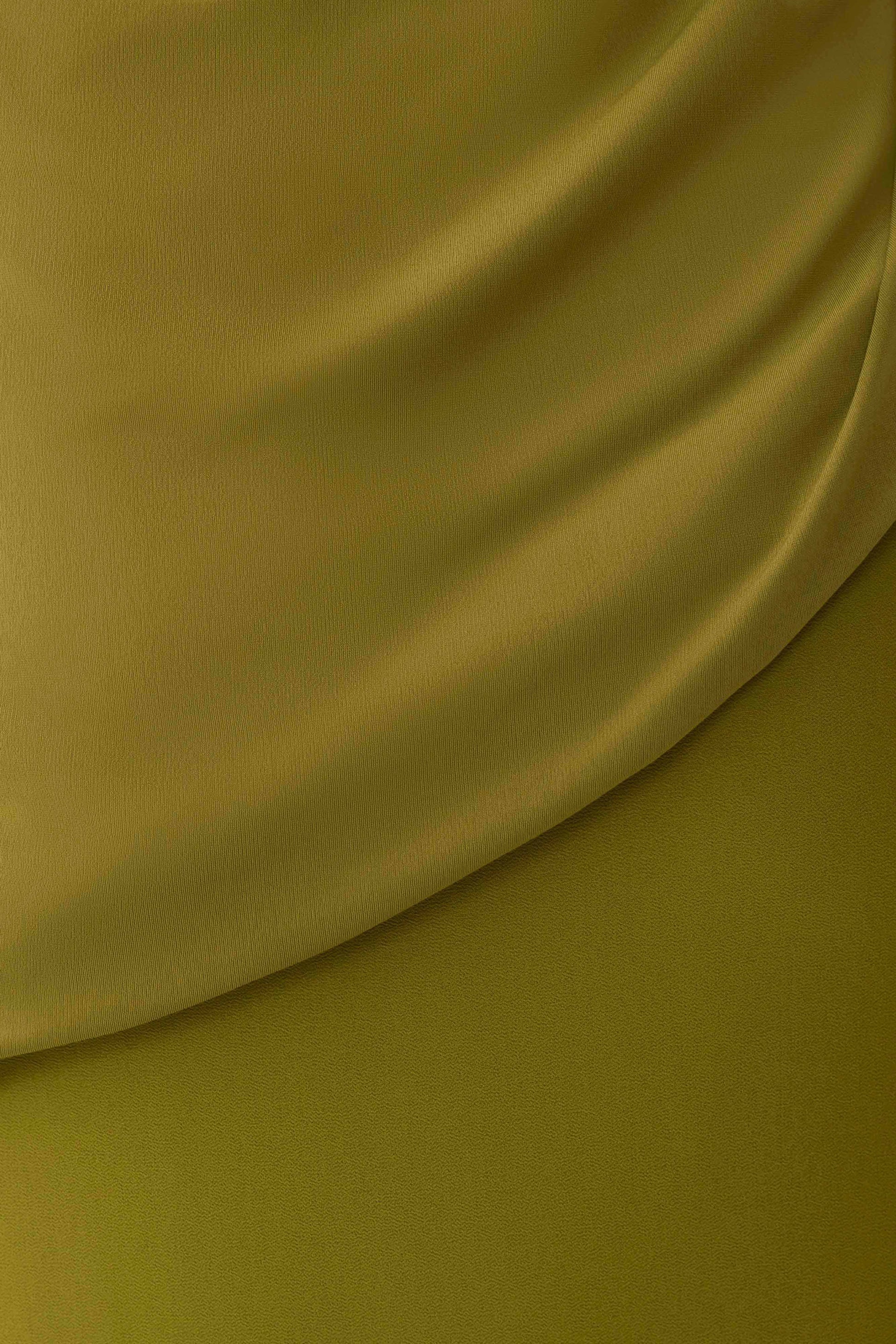 Yuna Draped Hardware Top - Martini Olive #8