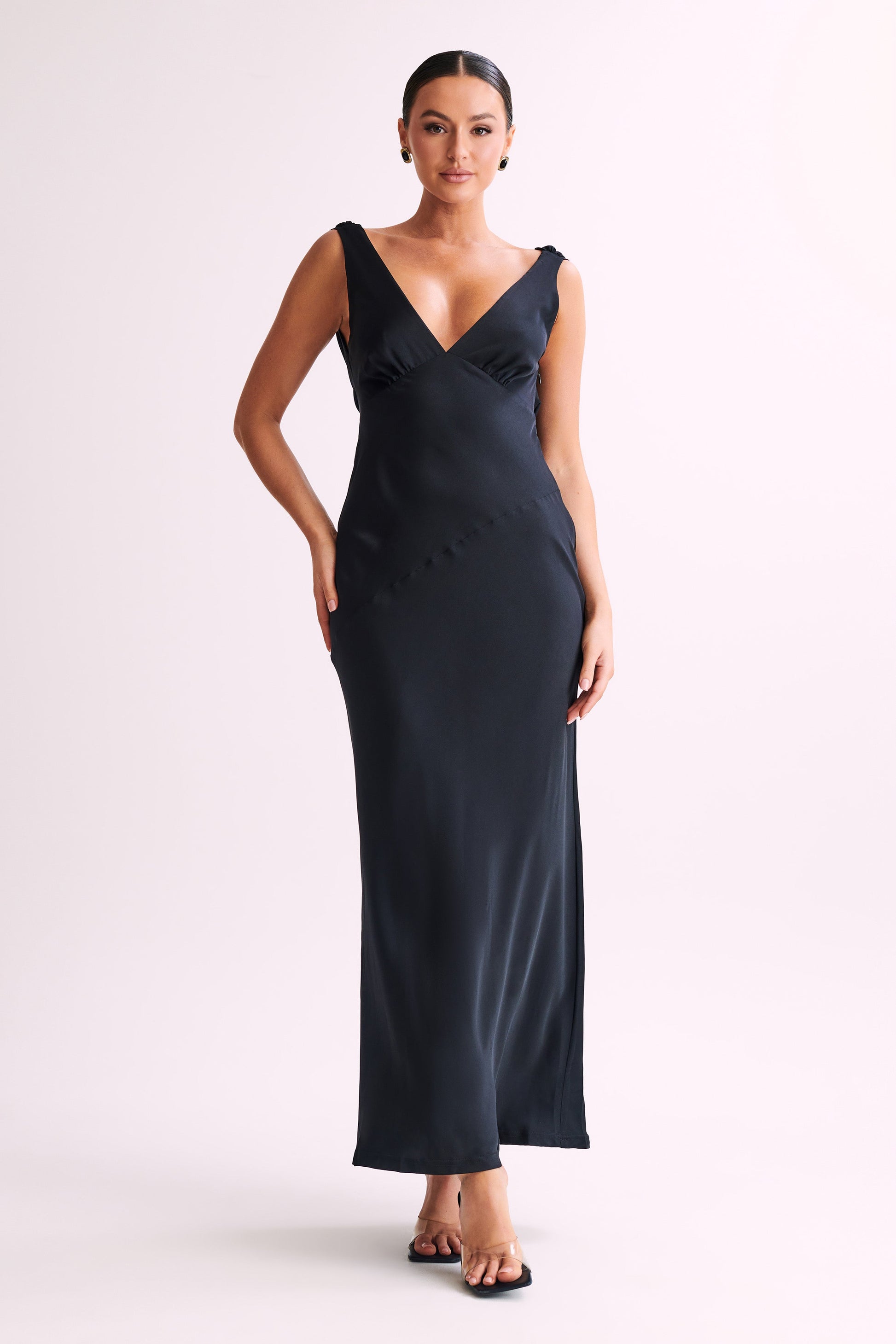 green emerald velvet dress Meshki Nadia Maxi (Emerald)