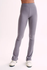 Sabrina Modal Straight Leg Pant - Slate Grey