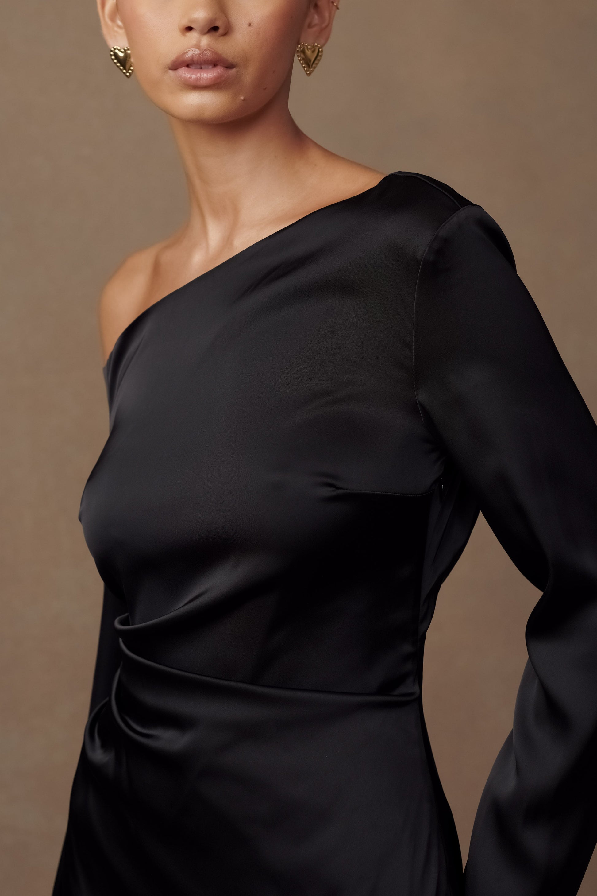 Avery Long Sleeve Maxi Dress - Black | MESHKI US Avery Long Sleeve Maxi Dress - Black | MESHKI US