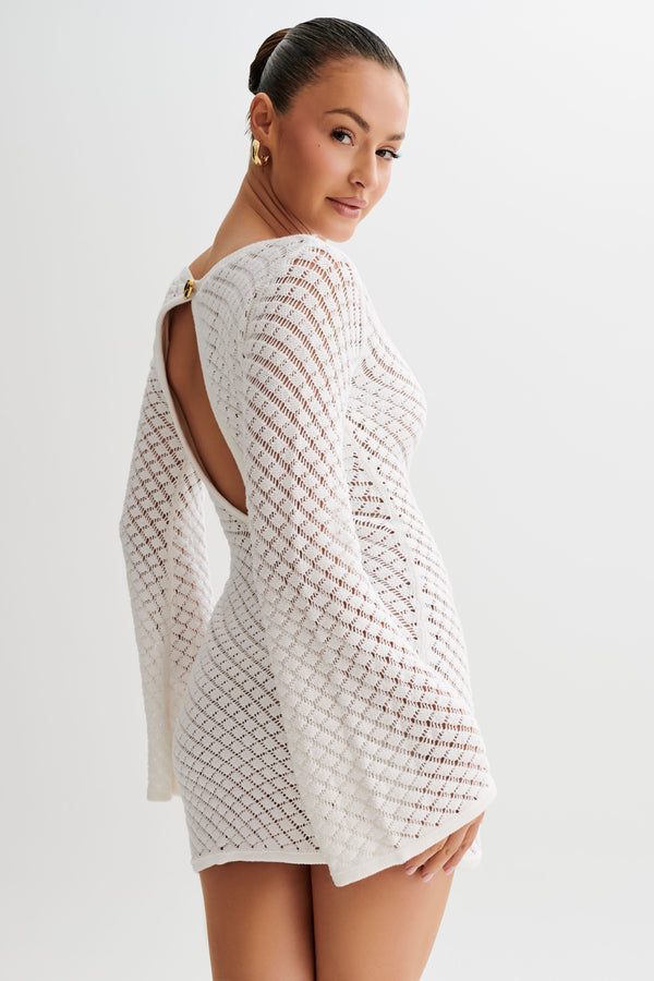 Galilea Knit Mini Dress - Ivory
