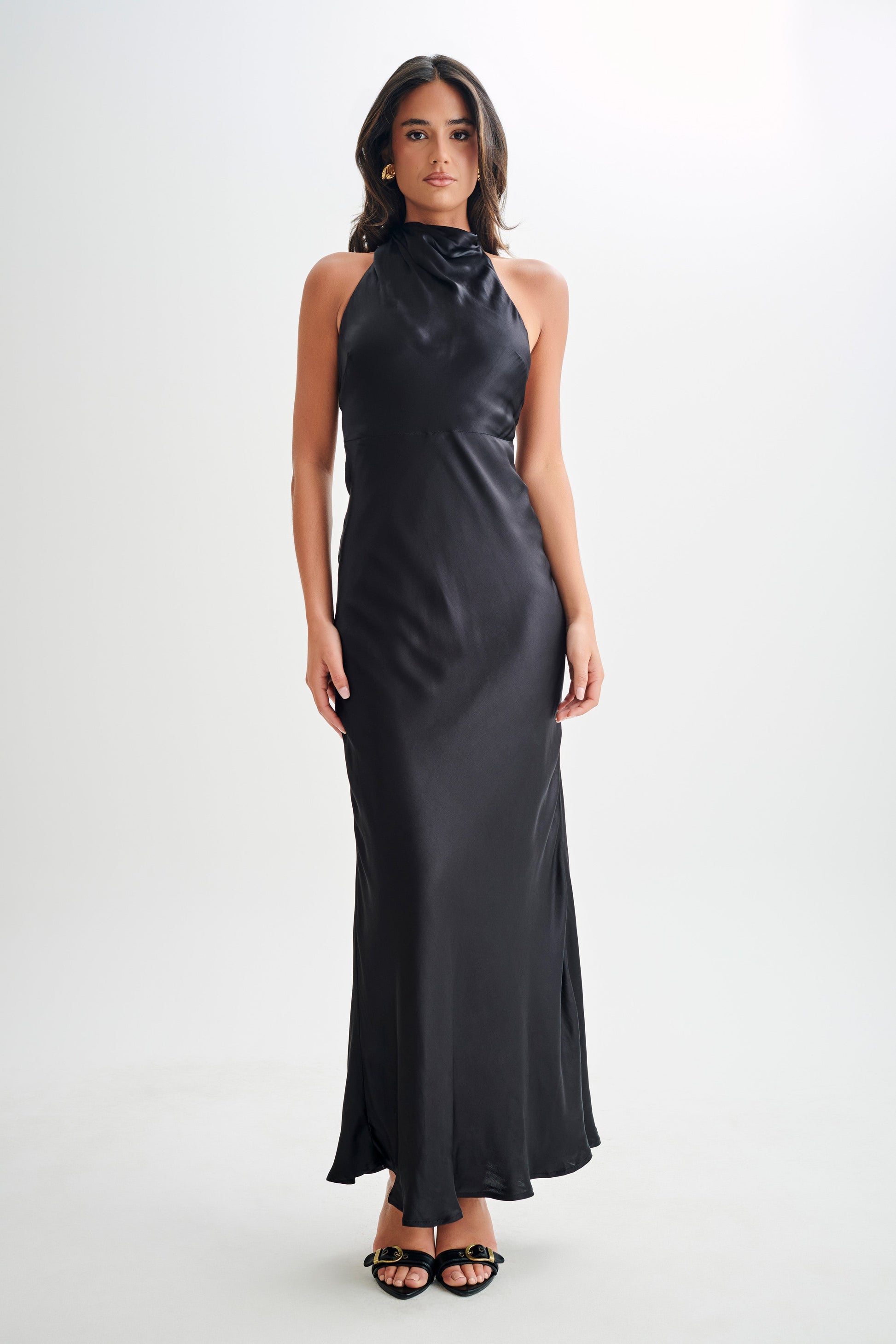 black silk dress zara ZARA. satin Ts Hibuy market Swap your secondhand designer items today at Changing Hands ZW COLLECTION SATIN EFFECT HALTER