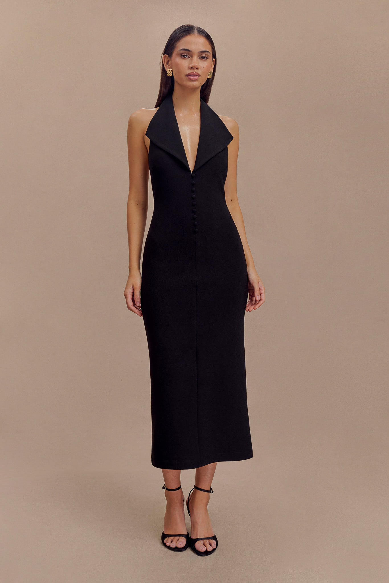 meshki midi dress Tamara Shirred Chiffon / White | while the full gathered skirt flows effortlessly into a flattering A Cocktail Midi Dresses - Shop