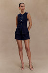 Abel Denim Shorts - Indigo Blue