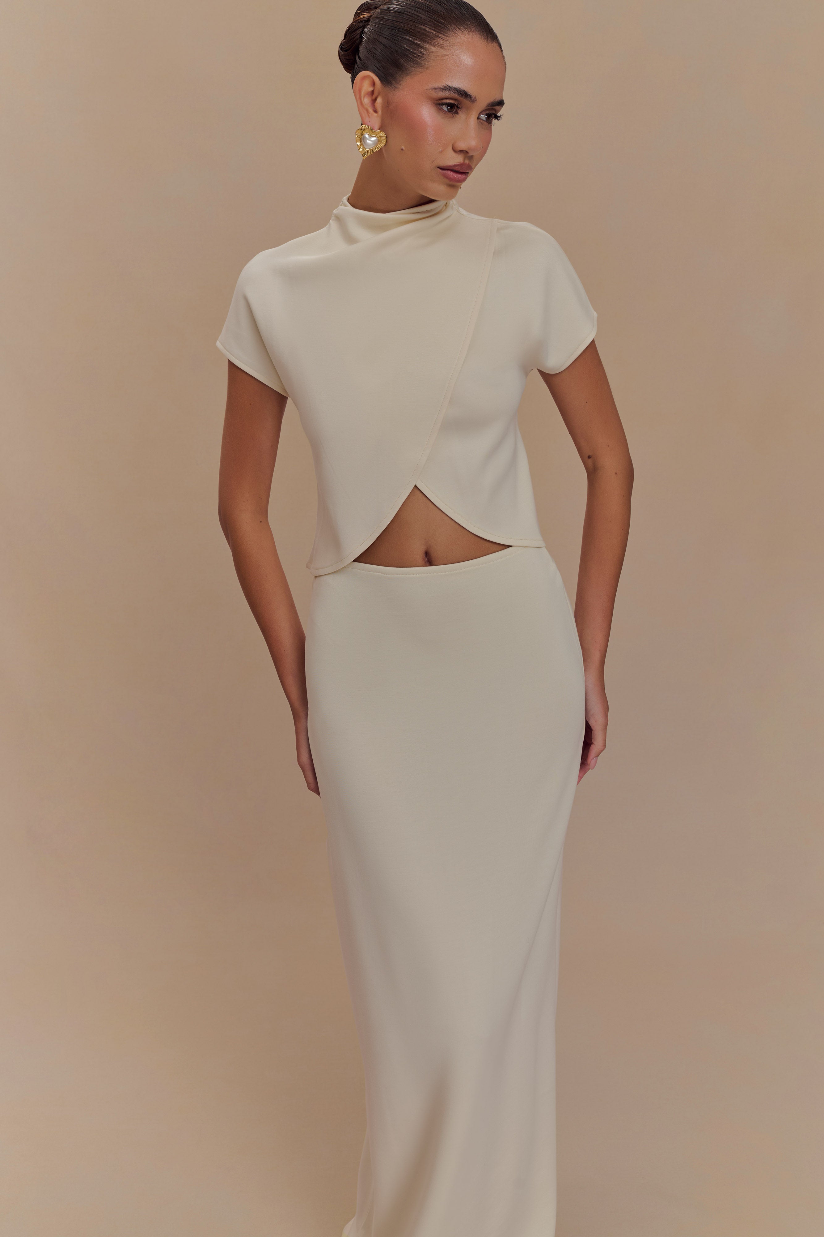 スカート enof jersey long skirt ecru 01 ace long skirt｜ENOF(イナフ)公式通販