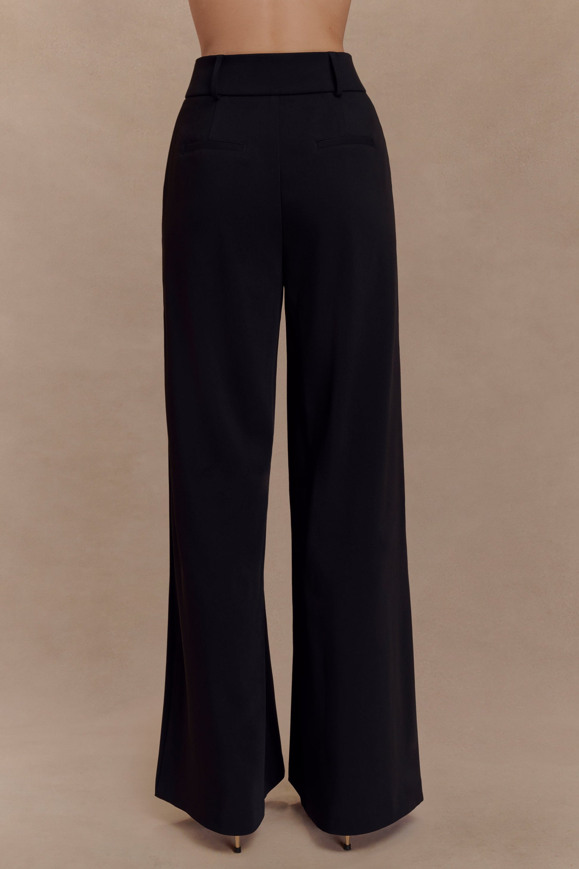 Jacqueline Pleated Wide Leg Pants / Black | Meshki | XXS Jacqueline Pleated Wide Leg Pants / Black | Meshki | XXS