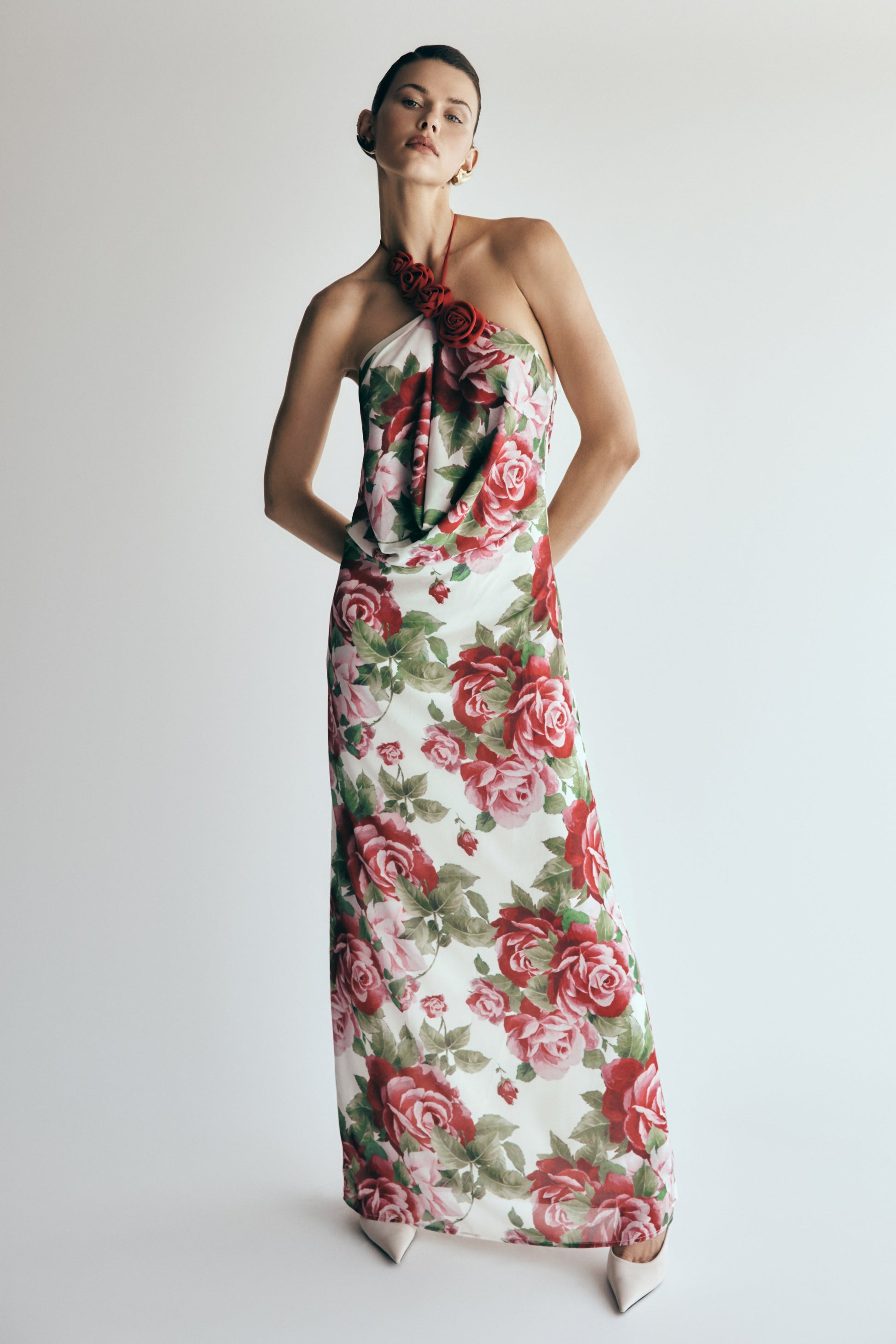maxi dress roses Whimsical Roses Floral Maxi Dress | Smocked Sundress