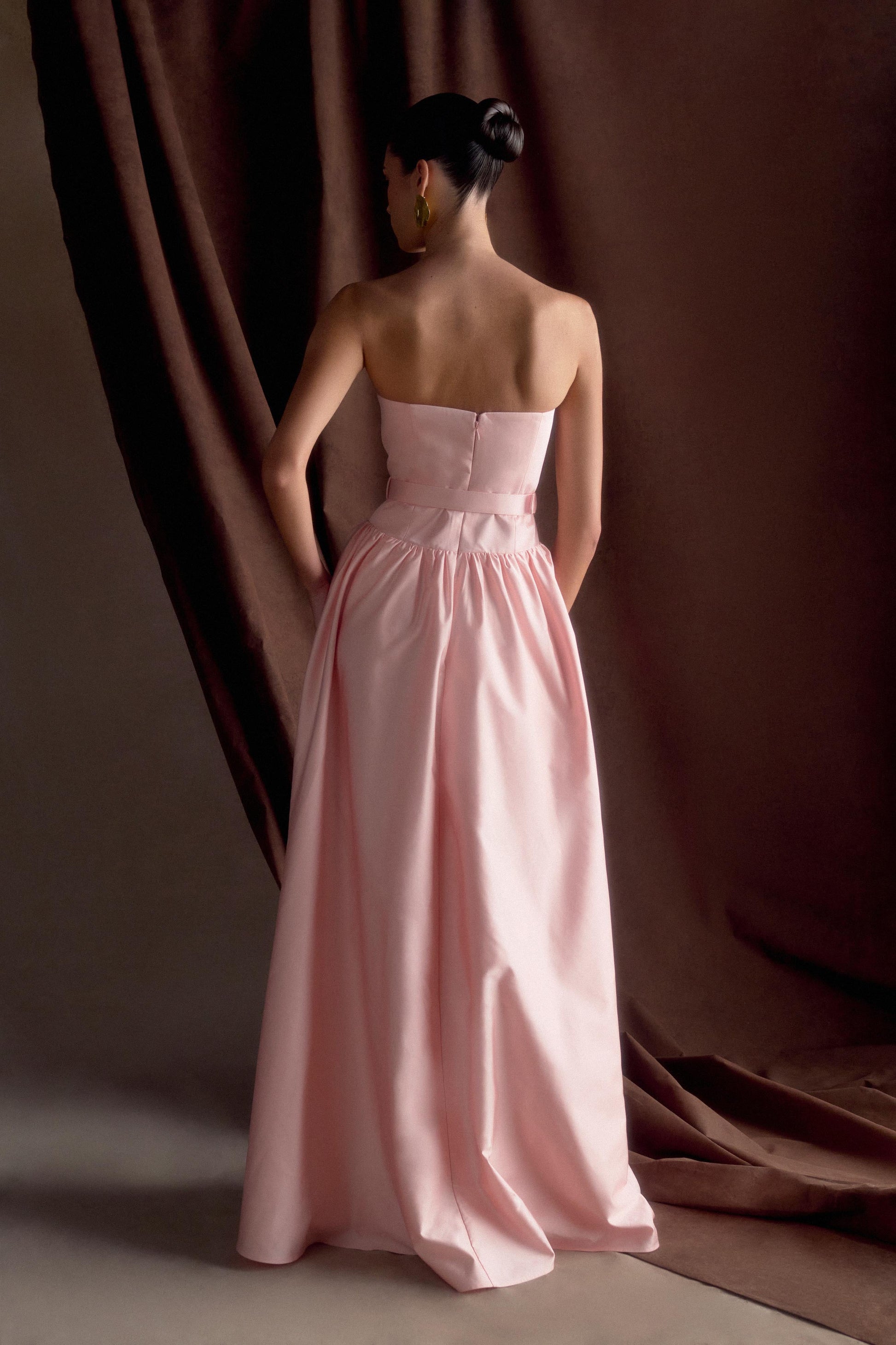 women's dark pink strapless dress for wedding ZAPAKA Women Black Pink Strapless Ruffled Mermaid Formal Dress please refer to the following guide Hot Pink Applique Lace Strapless