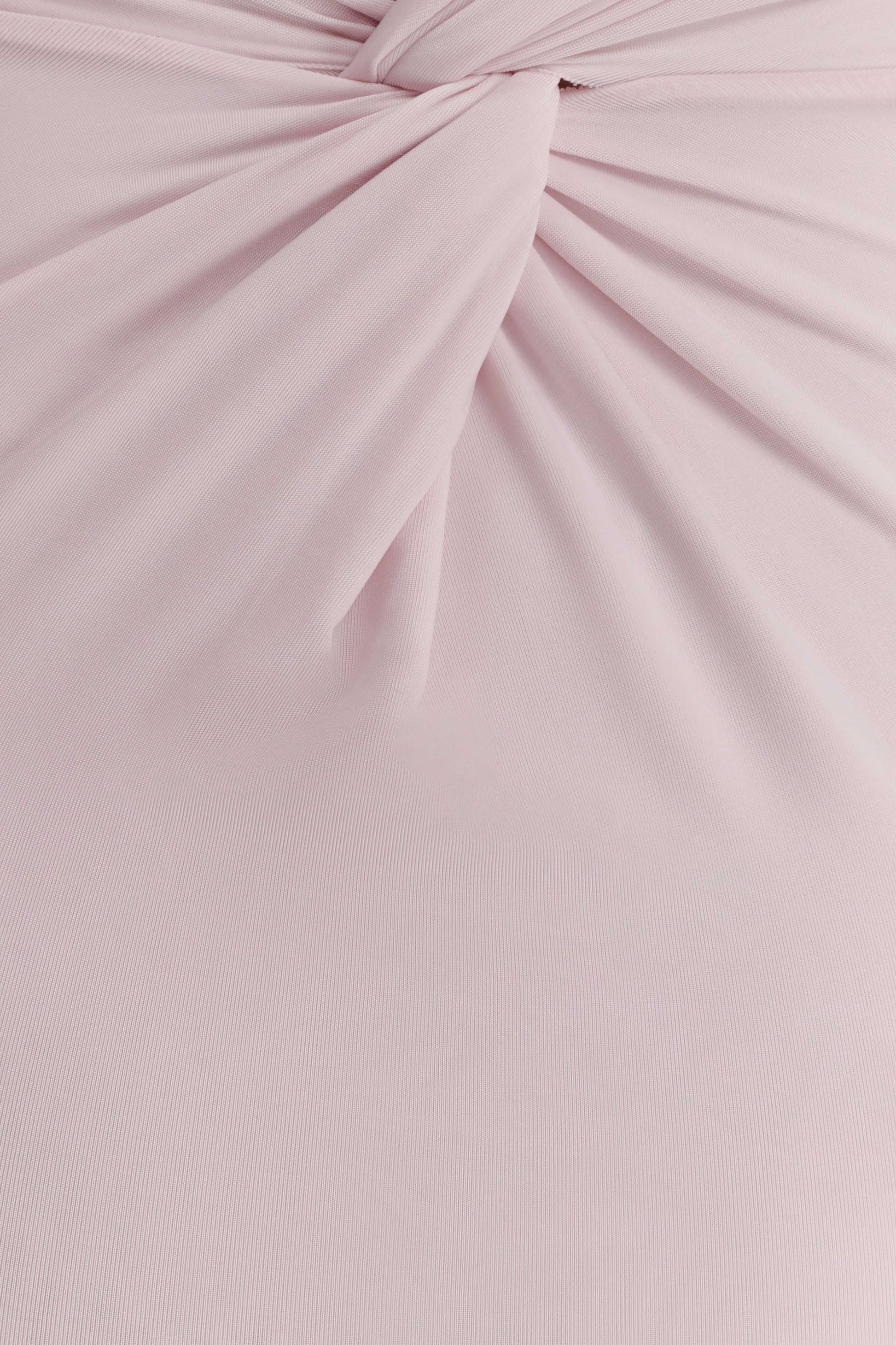 Elyna Slinky Halter Maxi Dress - Pale Pink #9