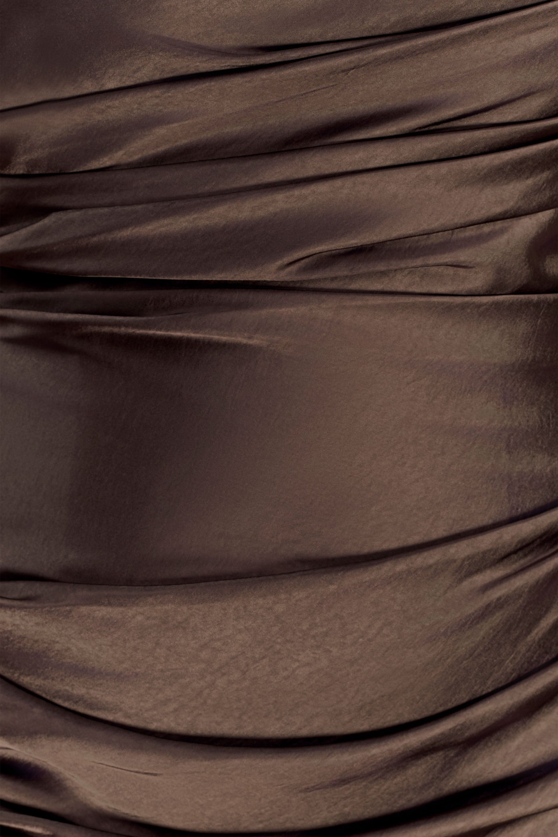 Sarah Strapless Maxi Dress With Waist Tie - Mocha #5