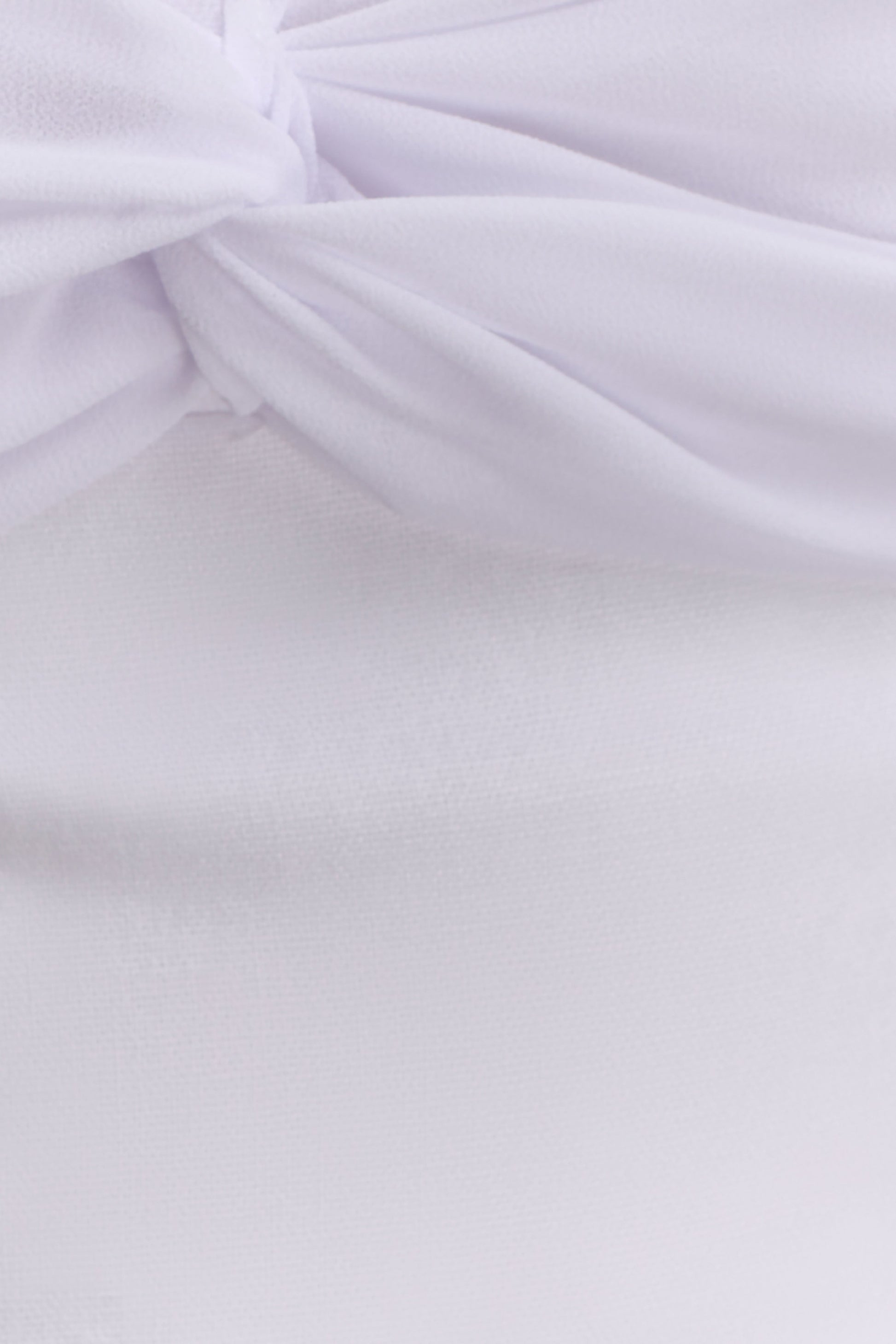 Talia Chiffon And Linen Halter Top - White #9