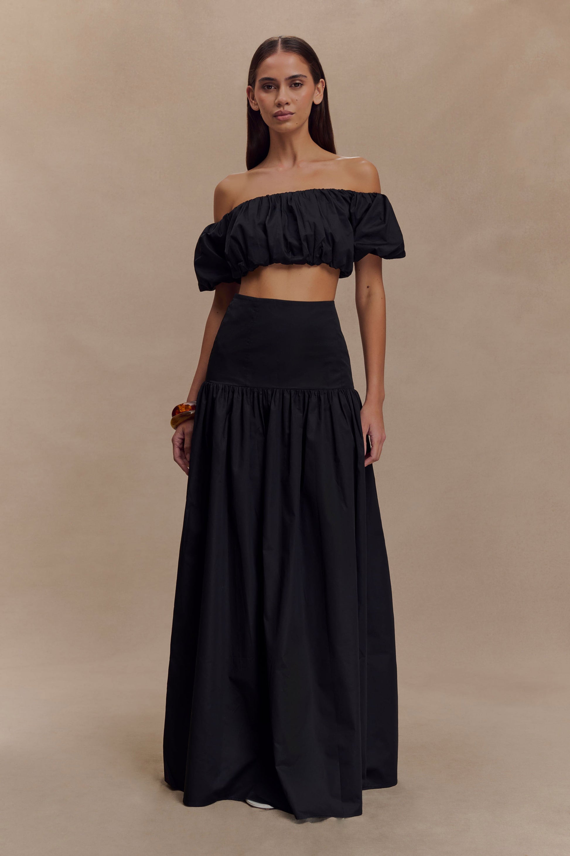 Autumn Maxi Skirt / Black | MESHKI