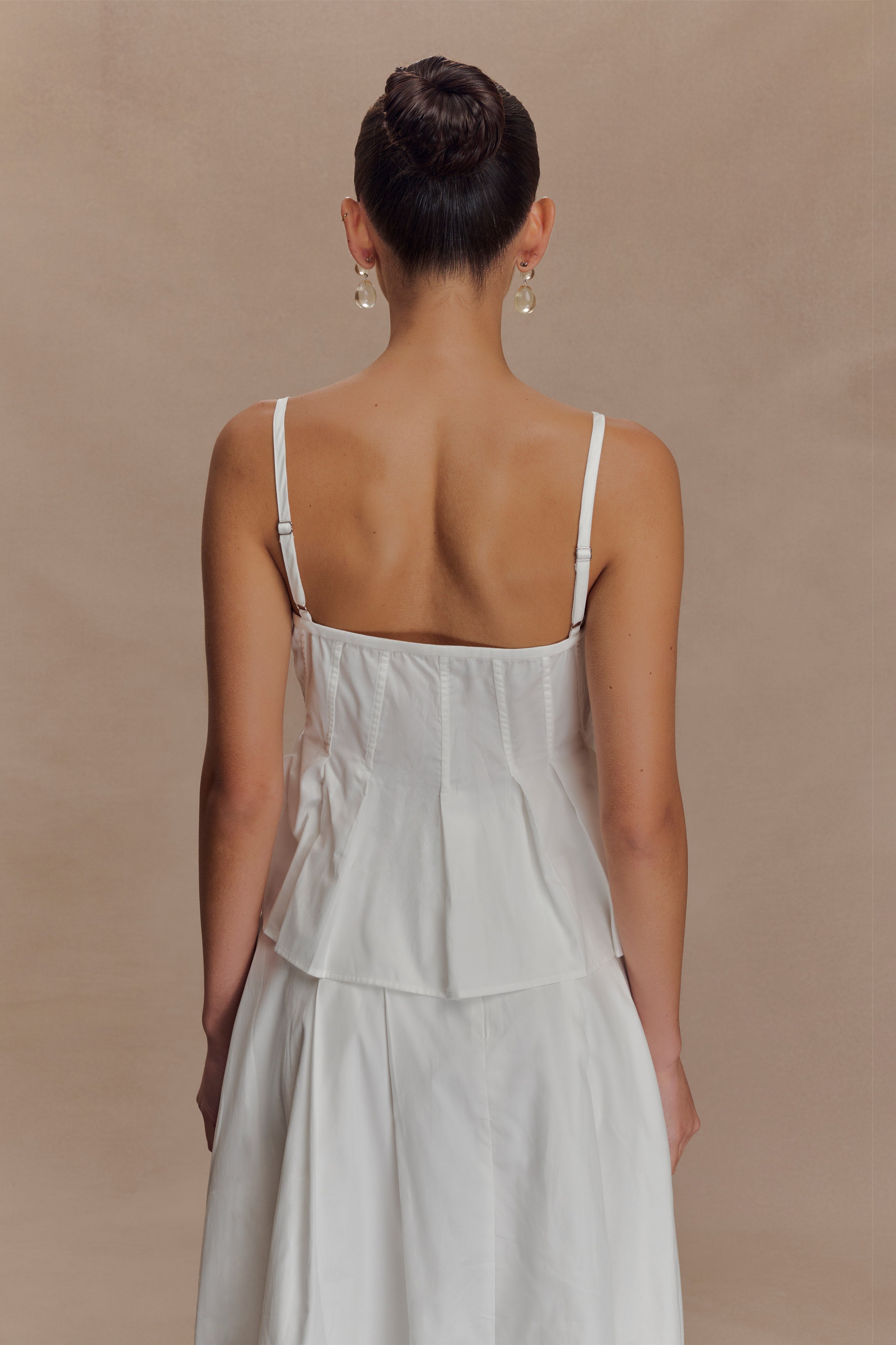 Mae Cotton Top - White | MESHKI US