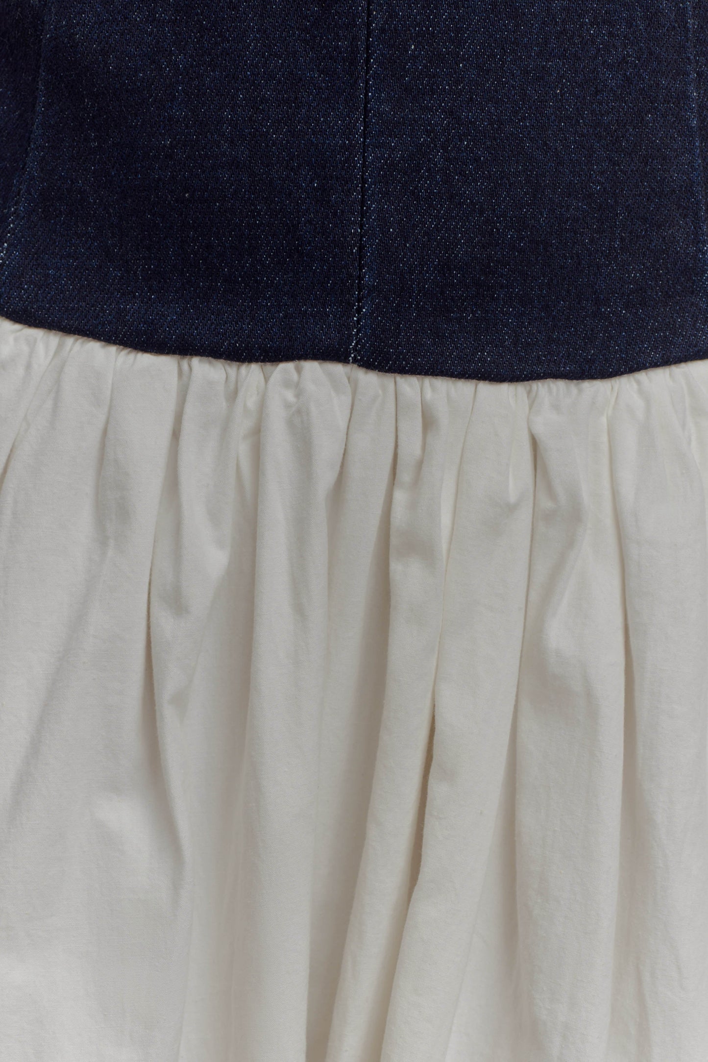 Ashwin Denim Cotton Midi Dress - Indigo Blue