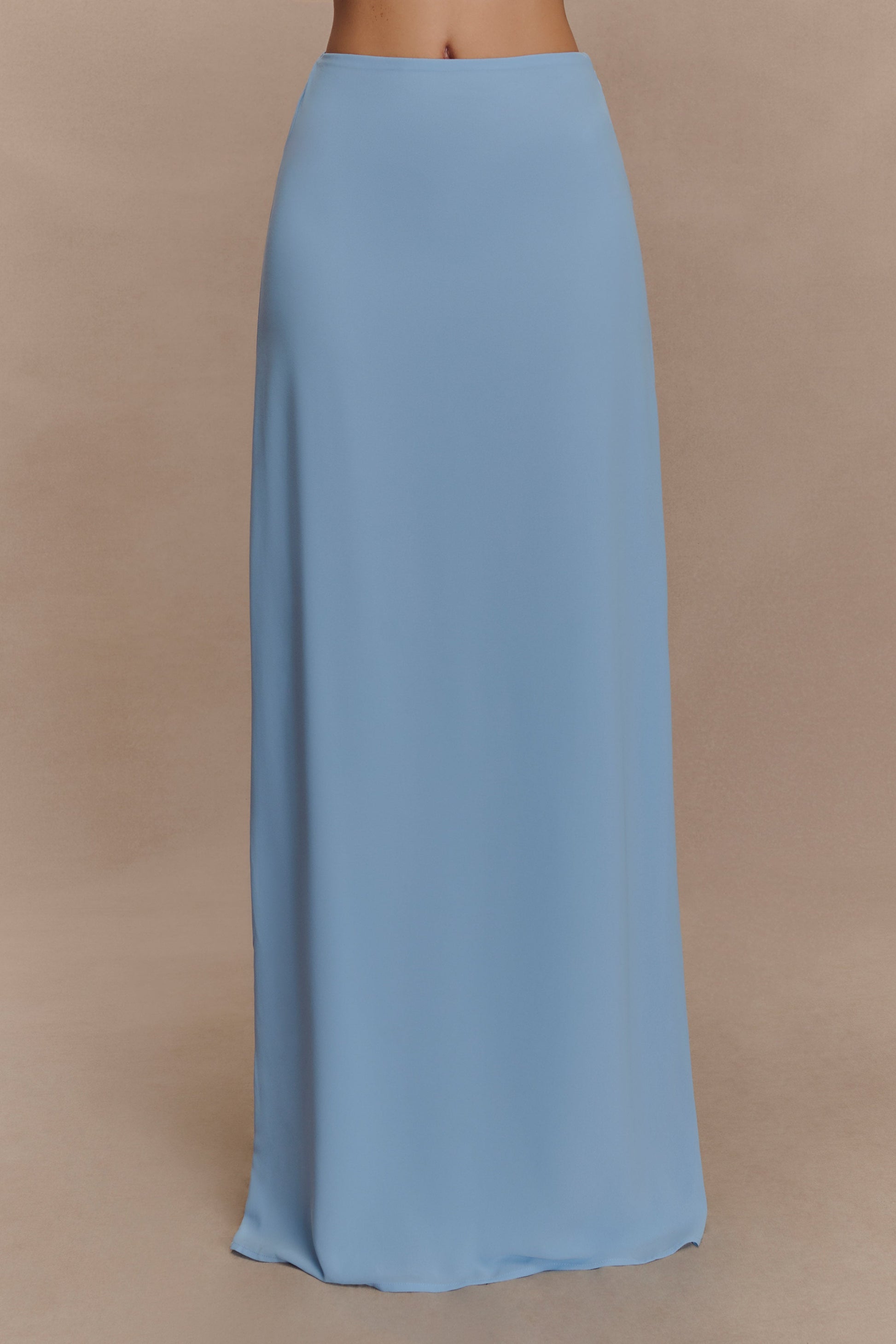 Katalina Chiffon Maxi Skirt - Sky Blue