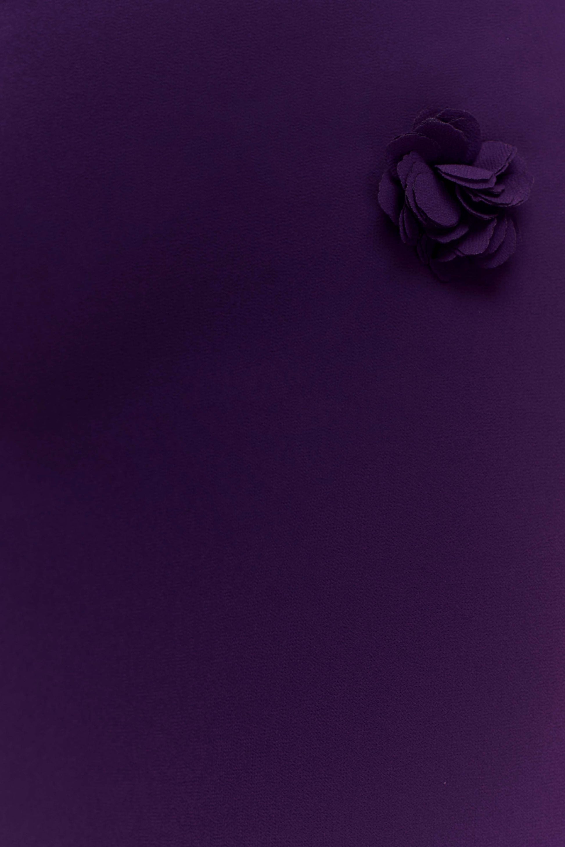 Rosalie Floral Chiffon Maxi Dress / Purple | MESHKI