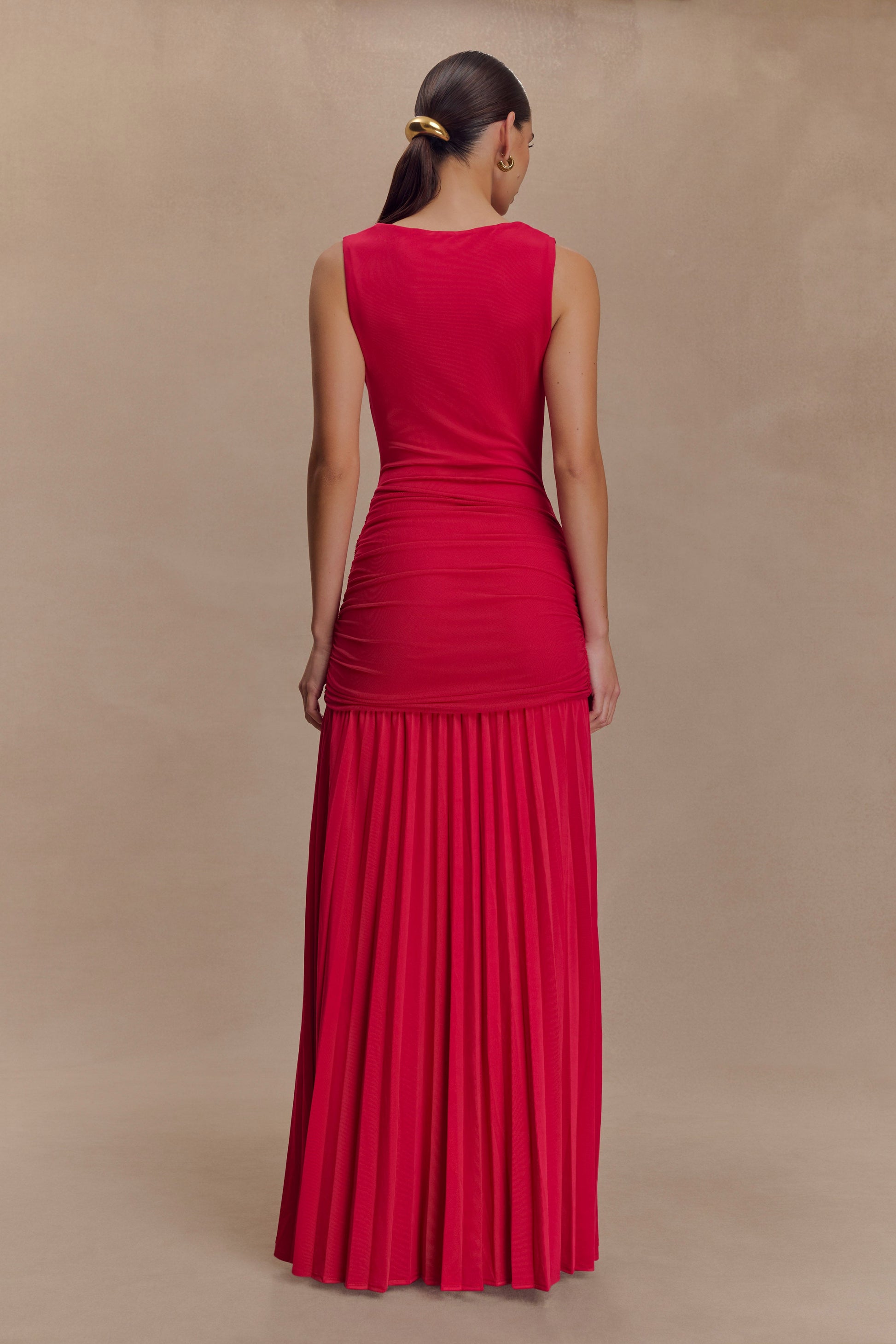 Dania Cowl Neck Slinky Maxi Dress / Fuchsia Pink | MESHKI | XXS Dania Cowl Neck Slinky Maxi Dress / Fuchsia Pink | MESHKI | XXS