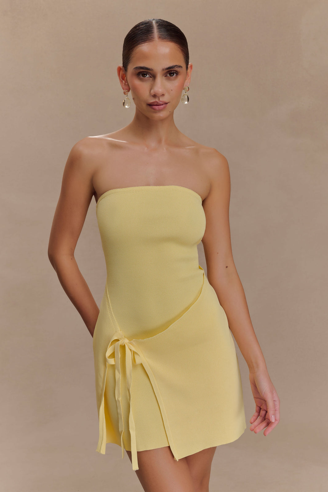 Lemon yellow imarti dress main image 1