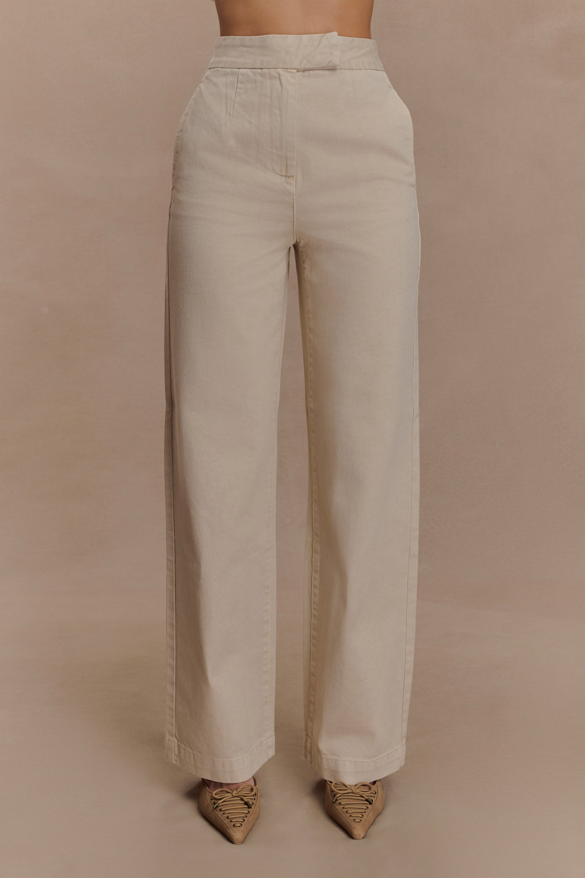 Rayne Wide Leg Denim Jeans - Stone Wash