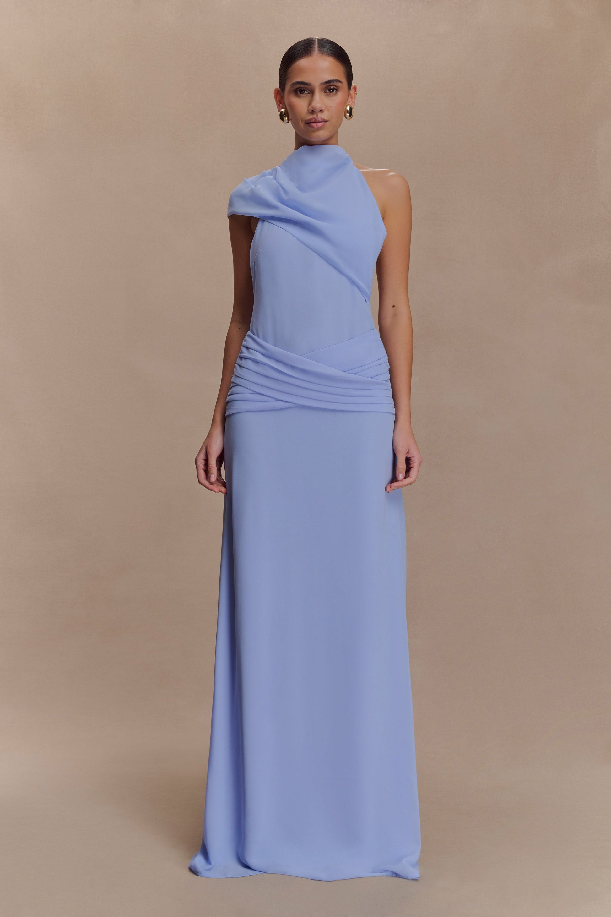 Analia Chiffon Maxi Dress / Lilac | MESHKI