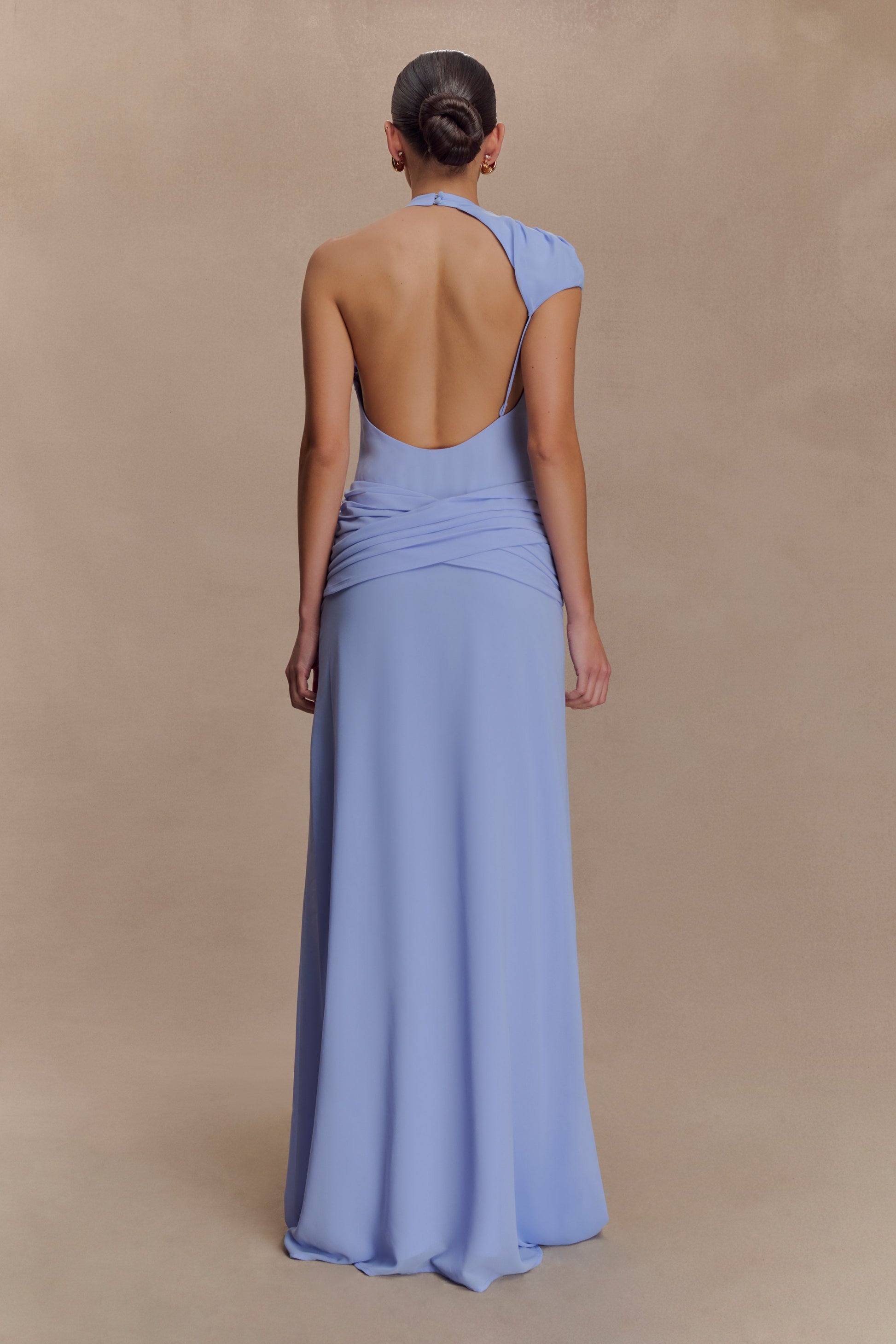 Analia Chiffon Maxi Dress / Lilac | MESHKI | XS Analia Chiffon Maxi Dress / Lilac | MESHKI | XS