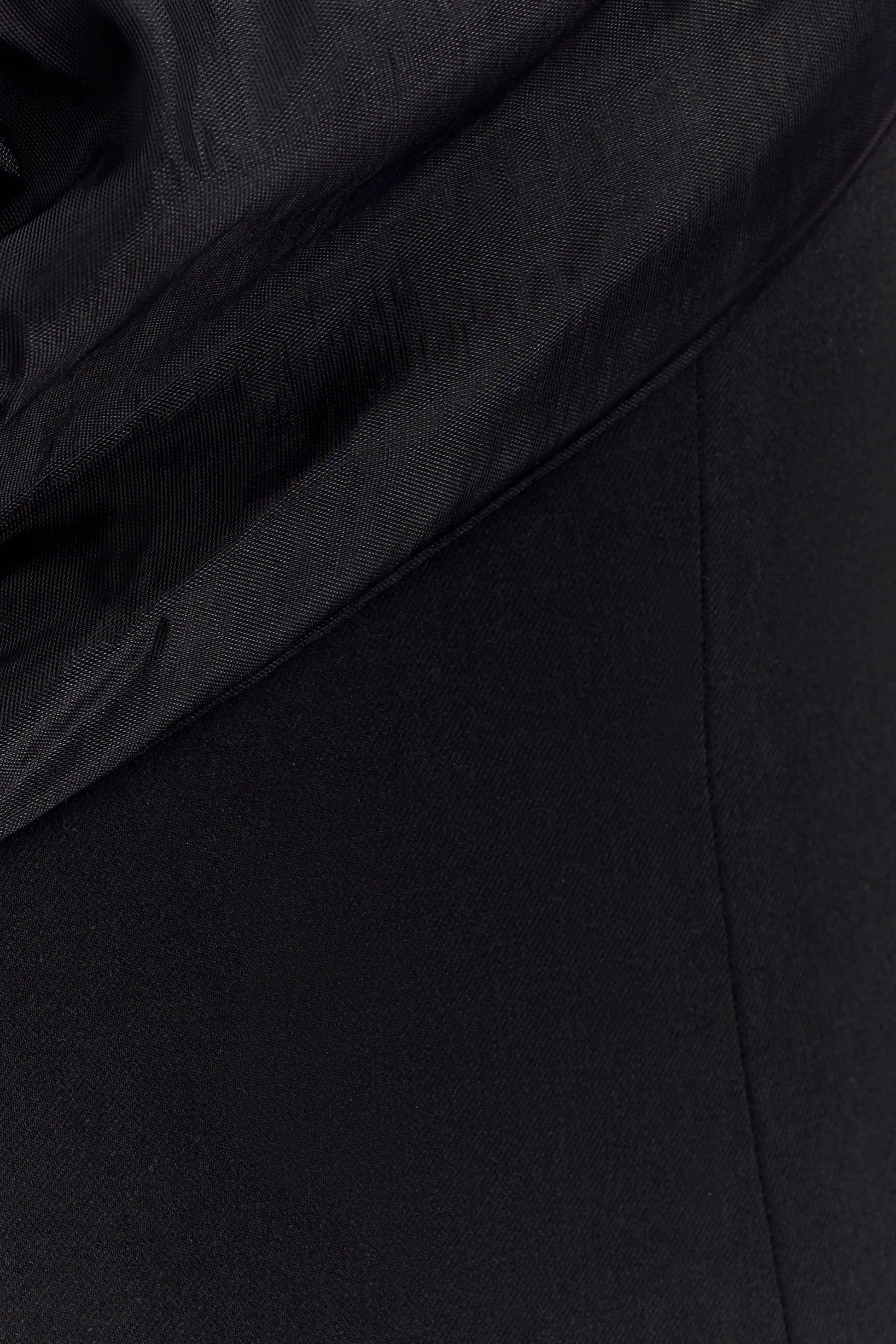 Effie Organza One Sleeve Mini Dress - Black #7