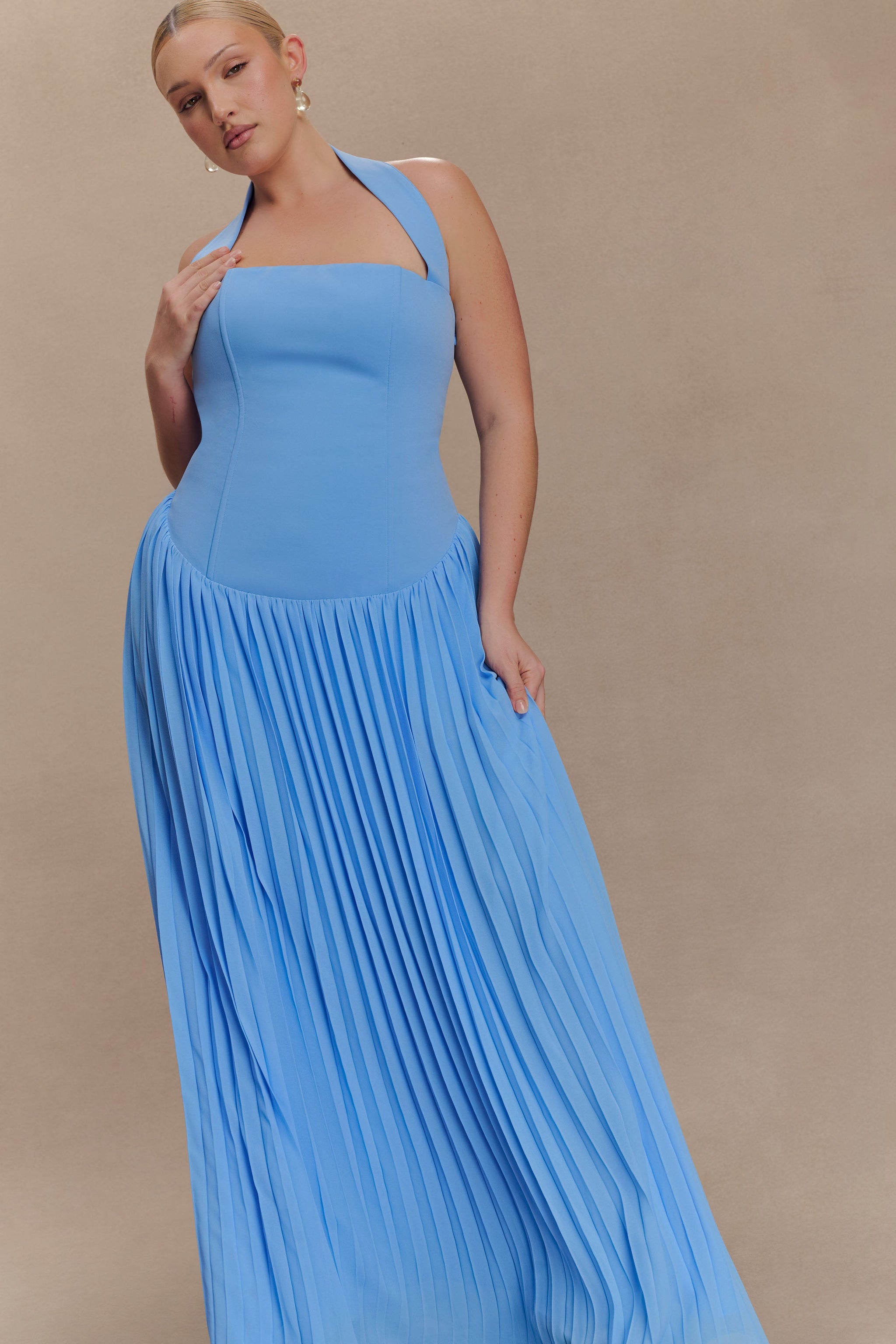 Hallie Maxi Dress - Blue
