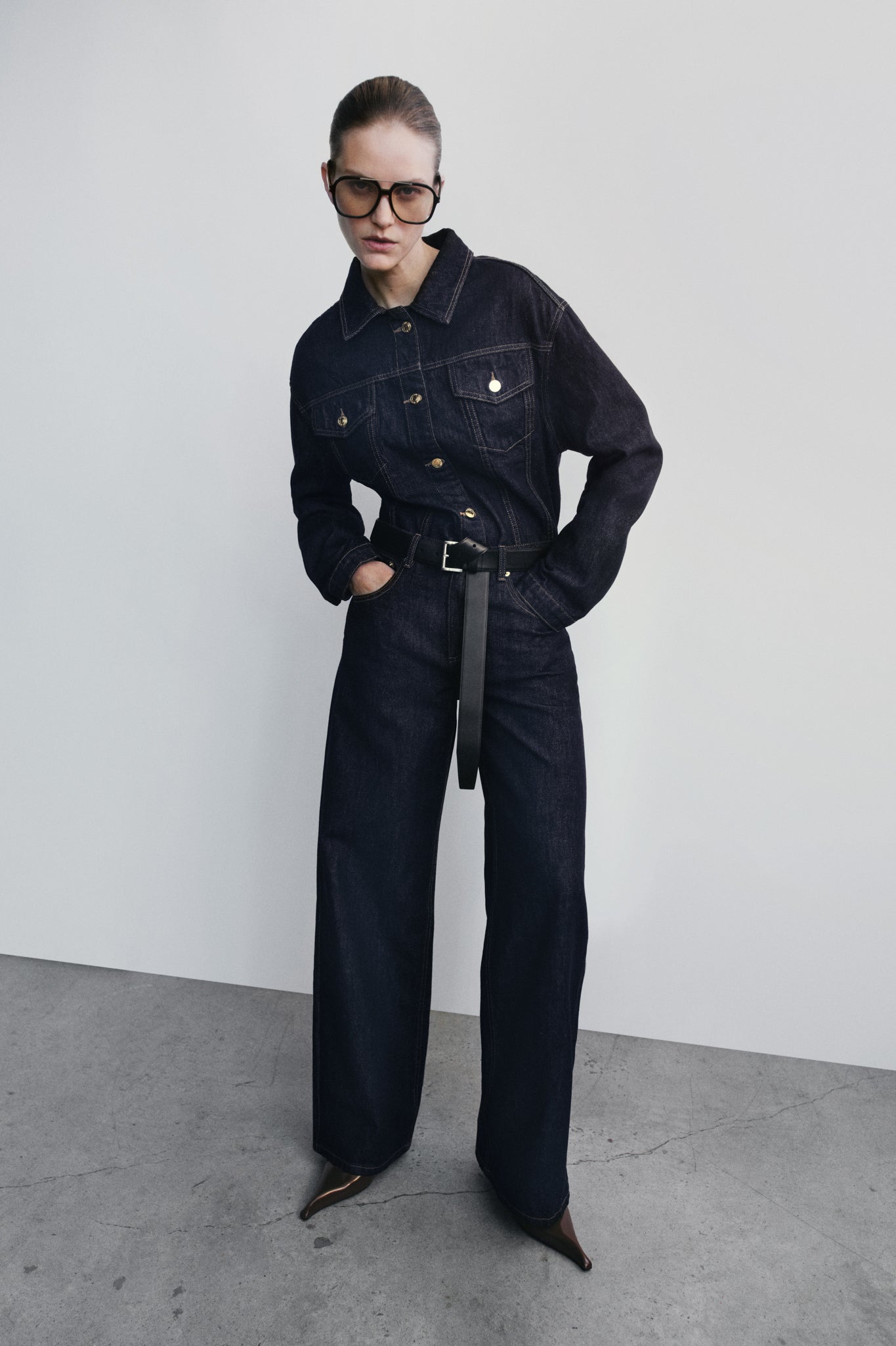 Mannon Mid Rise Denim Jeans - Washed Indigo Blue