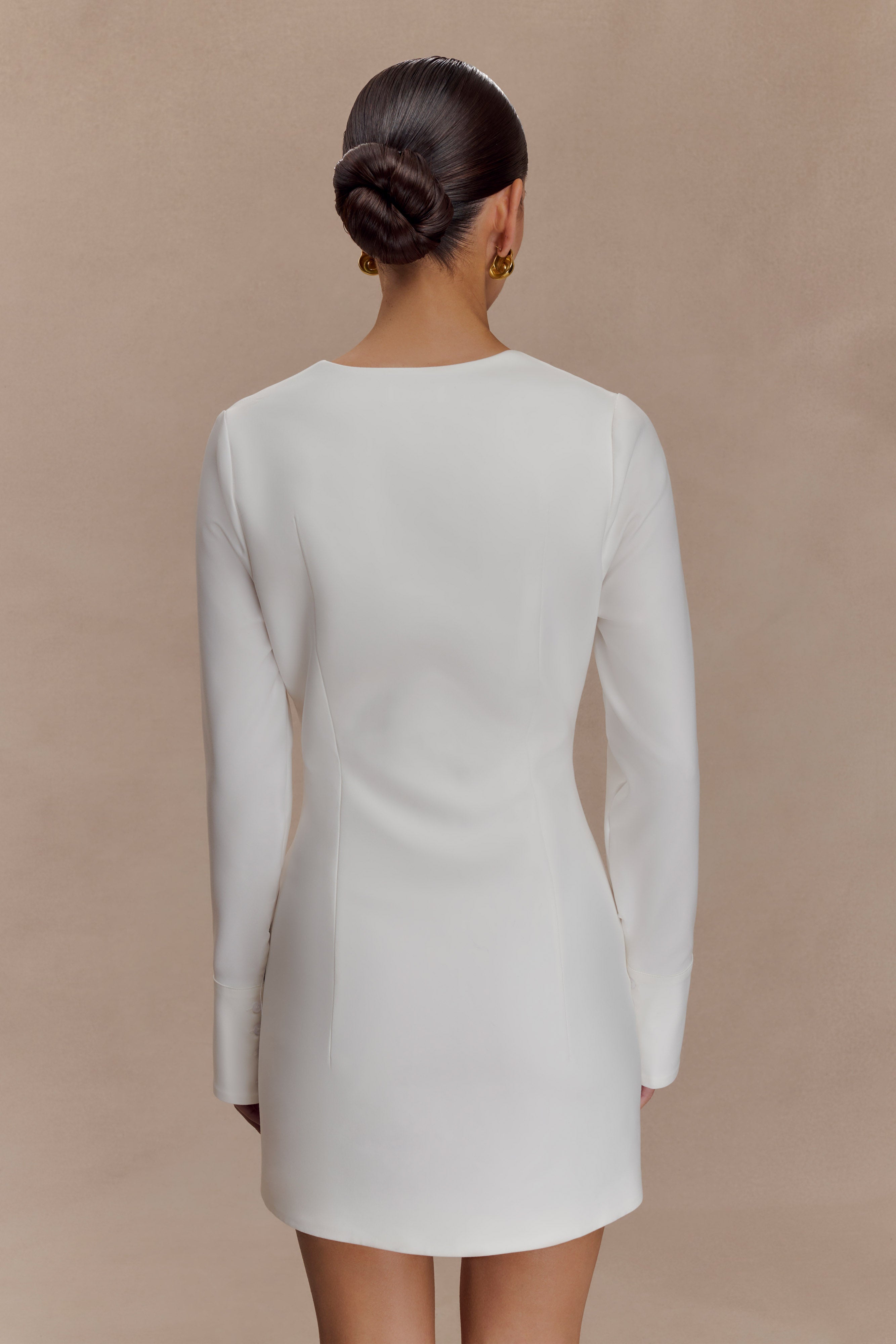 white mesh peplum dress Pauline Peplum Dress, in White, Size: XL