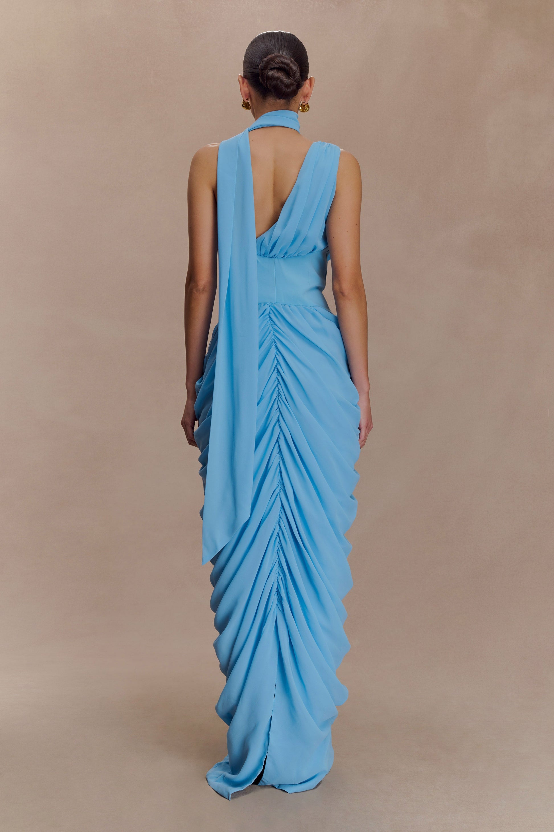 Alex Chiffon Maxi Dress / Blue | MESHKI | XS Alex Chiffon Maxi Dress / Blue | MESHKI | XS