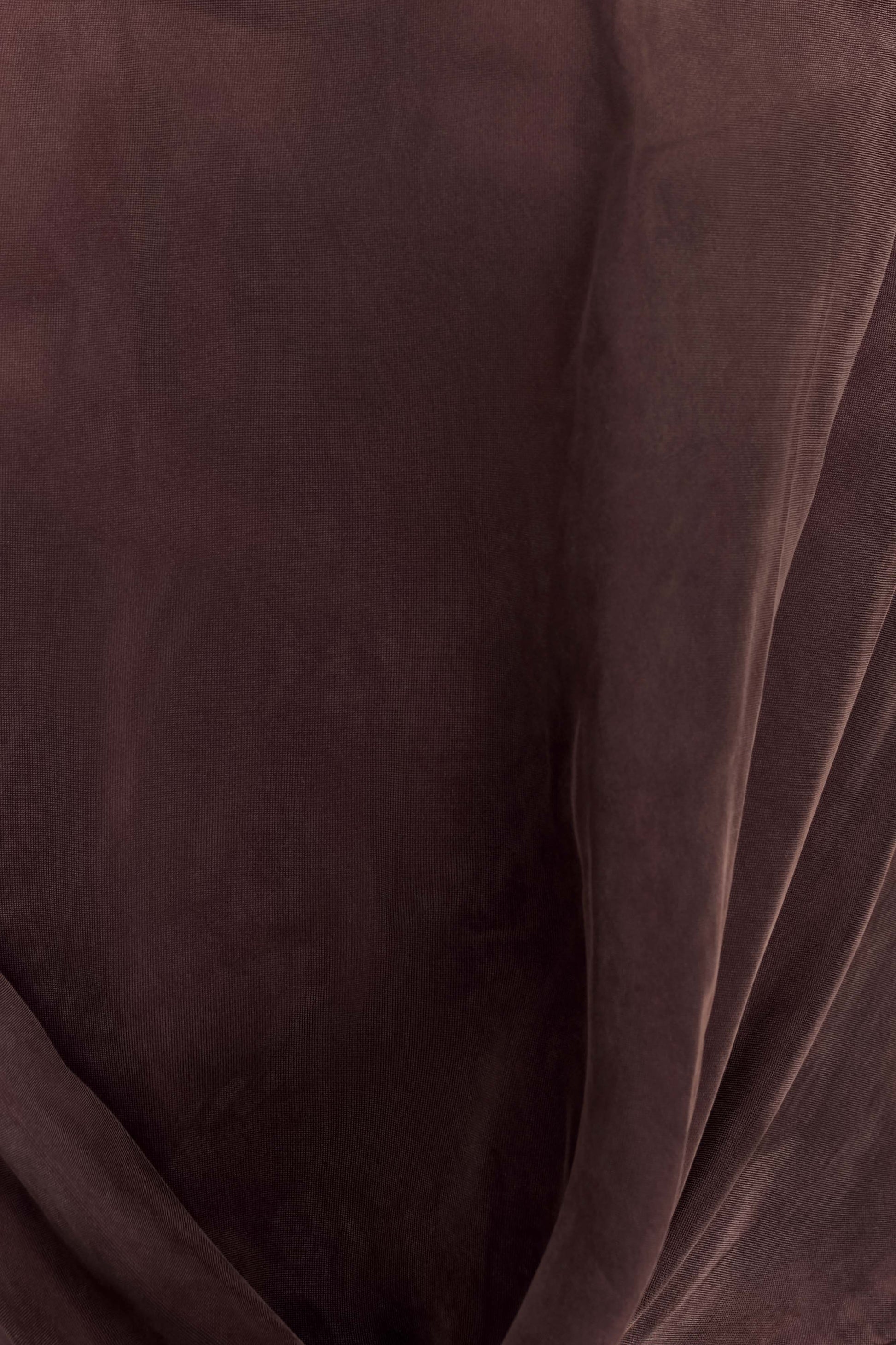 Violeta Asymmetric Top - Dark Chocolate #6