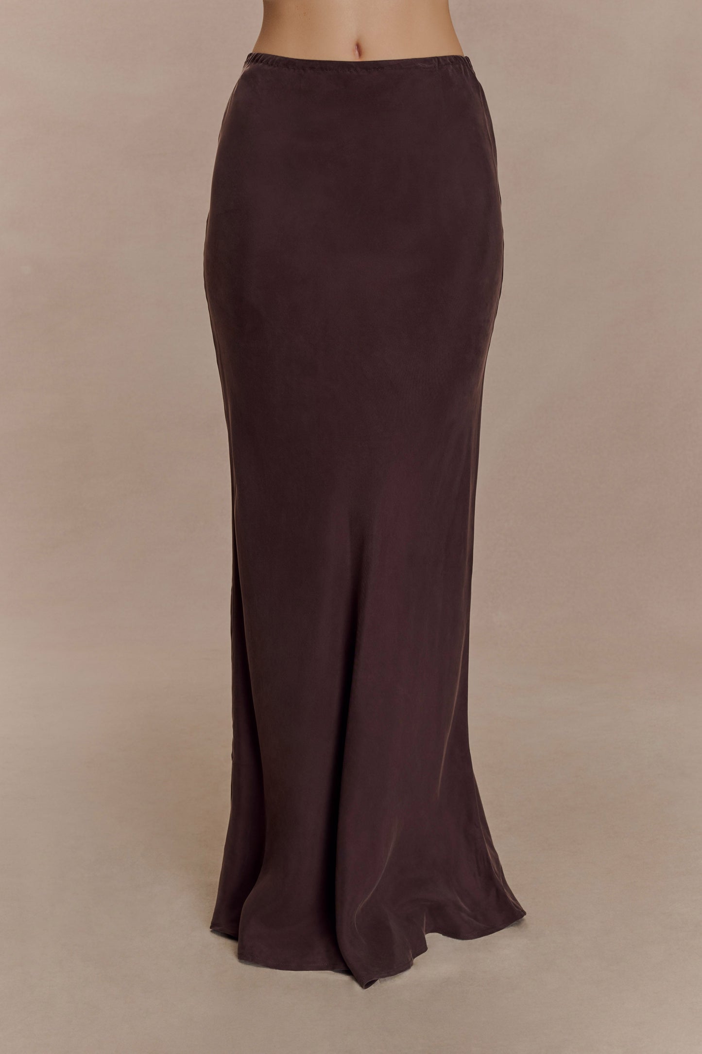 Violeta Maxi Skirt - Dark Chocolate