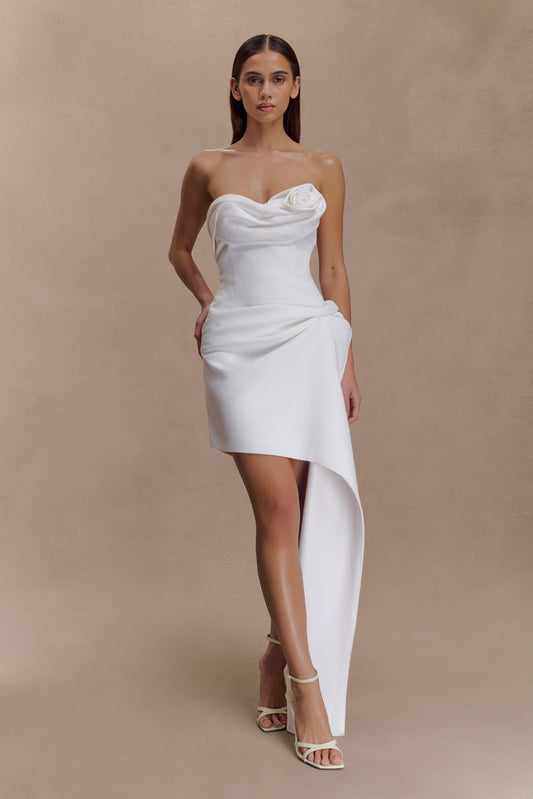 white bachelorette dresses Amazon Dress This adorable LWD features an empire waist with a full skirt. Bachelorette Party Dresses