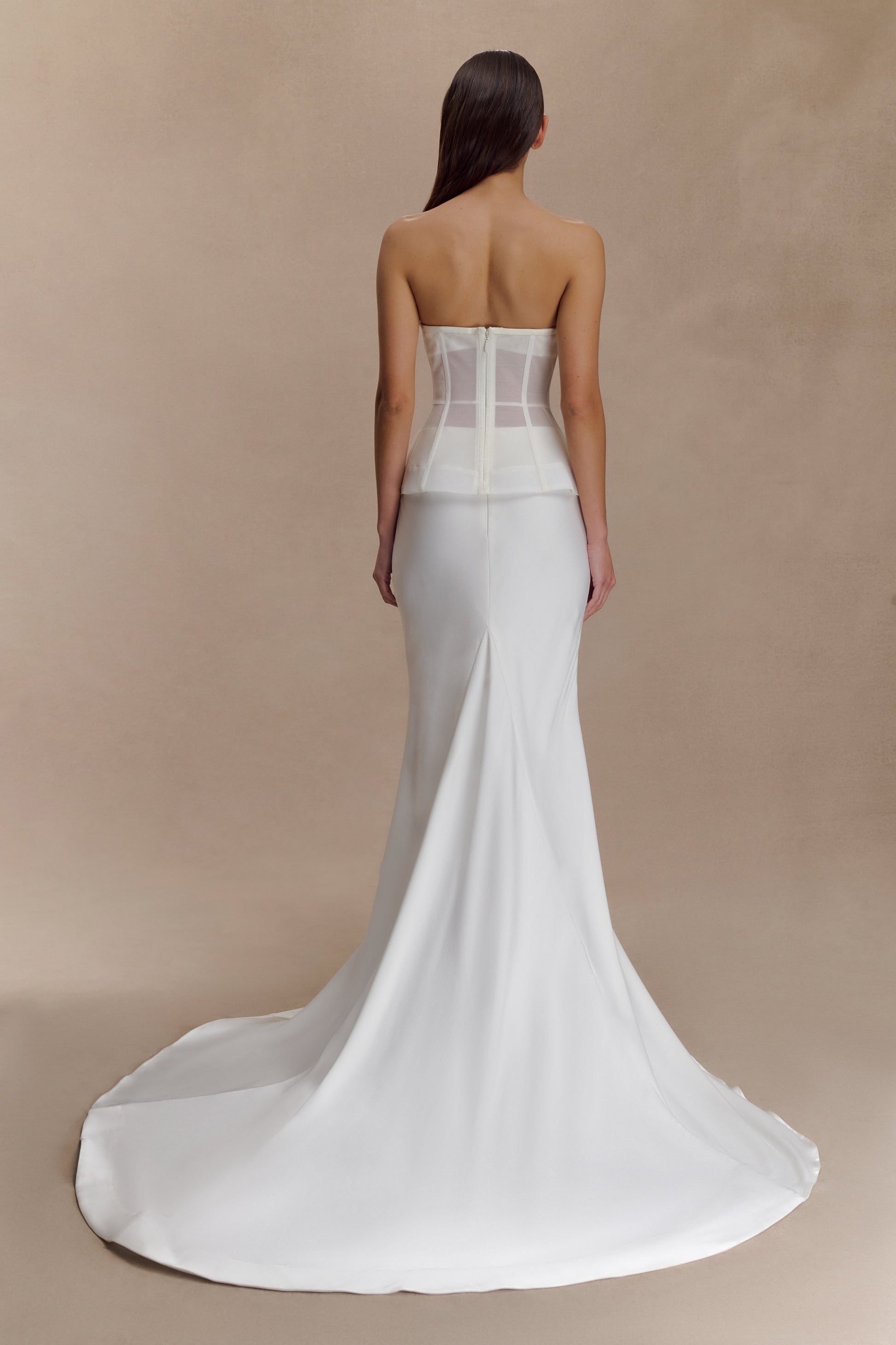 Clara Fishtail Maxi Skirt - White #2