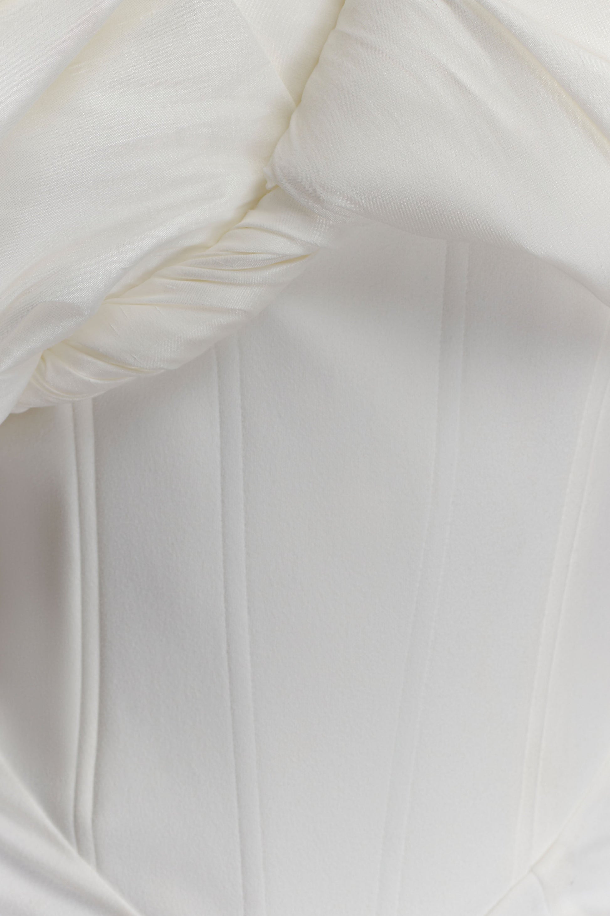 Aphrodite Off Shoulder Crepe Gown - Ivory #6