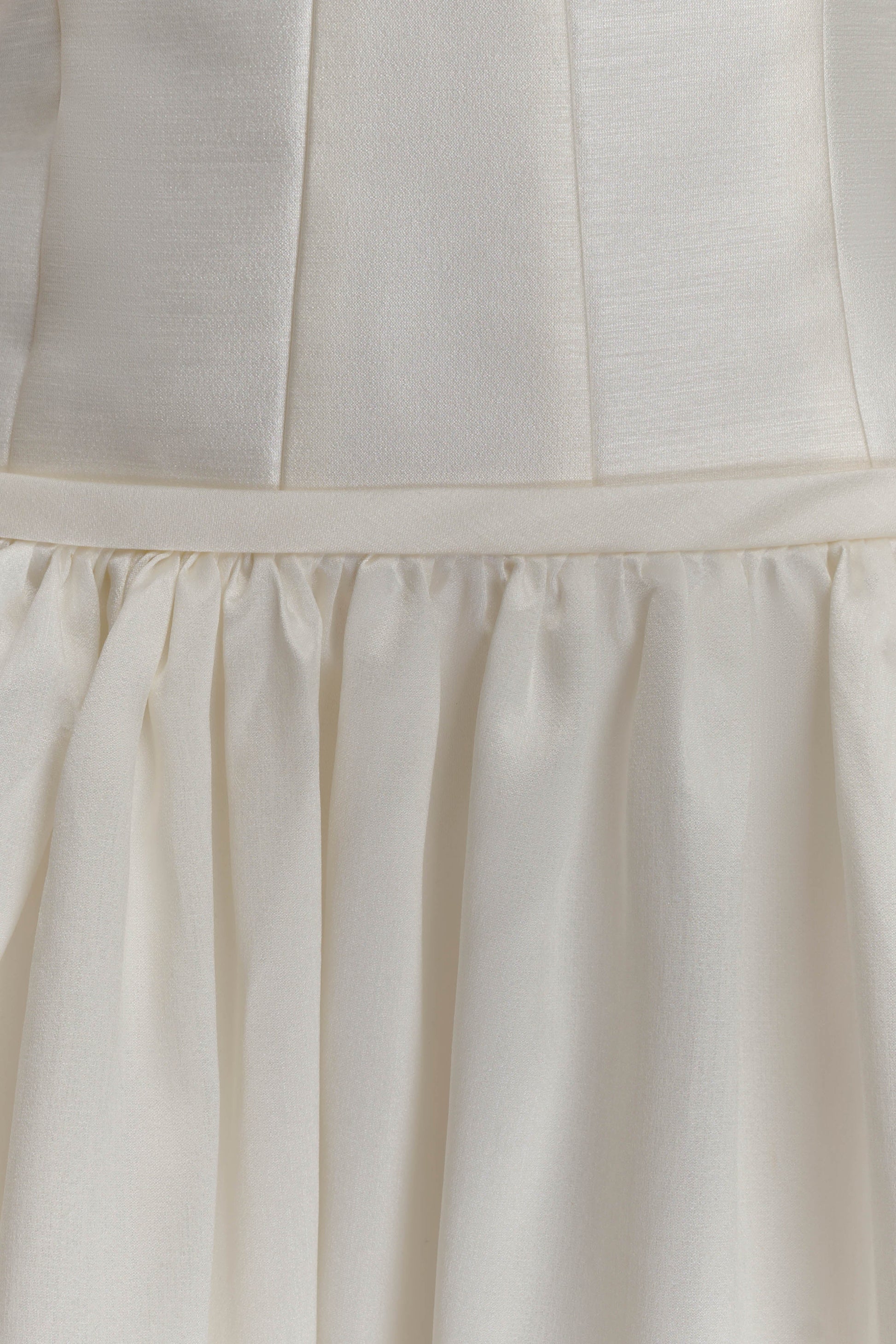 Carol Taffeta Maxi Gown - Ivory #7